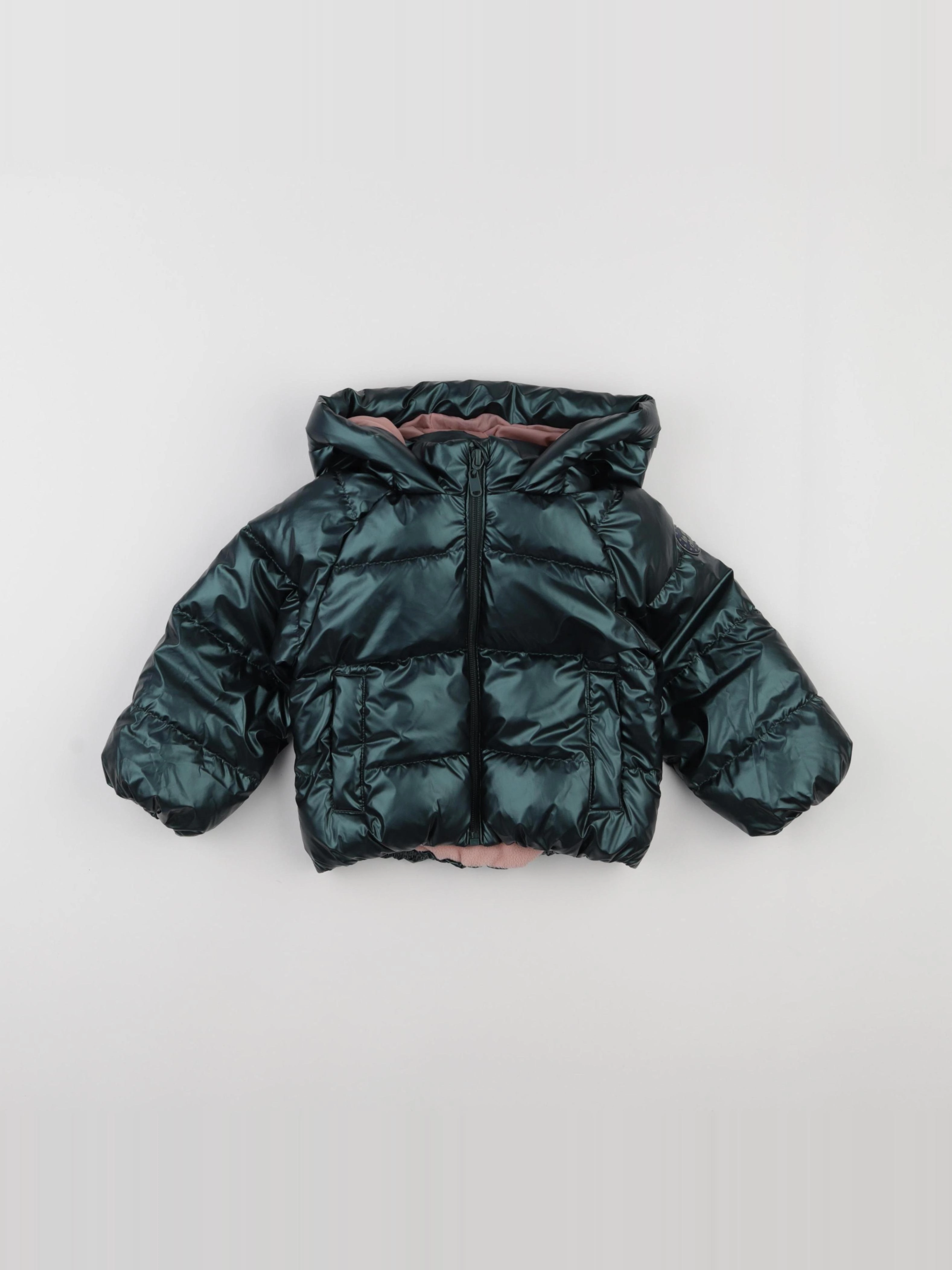 Vertbaudet - doudoune vert - 2 ans