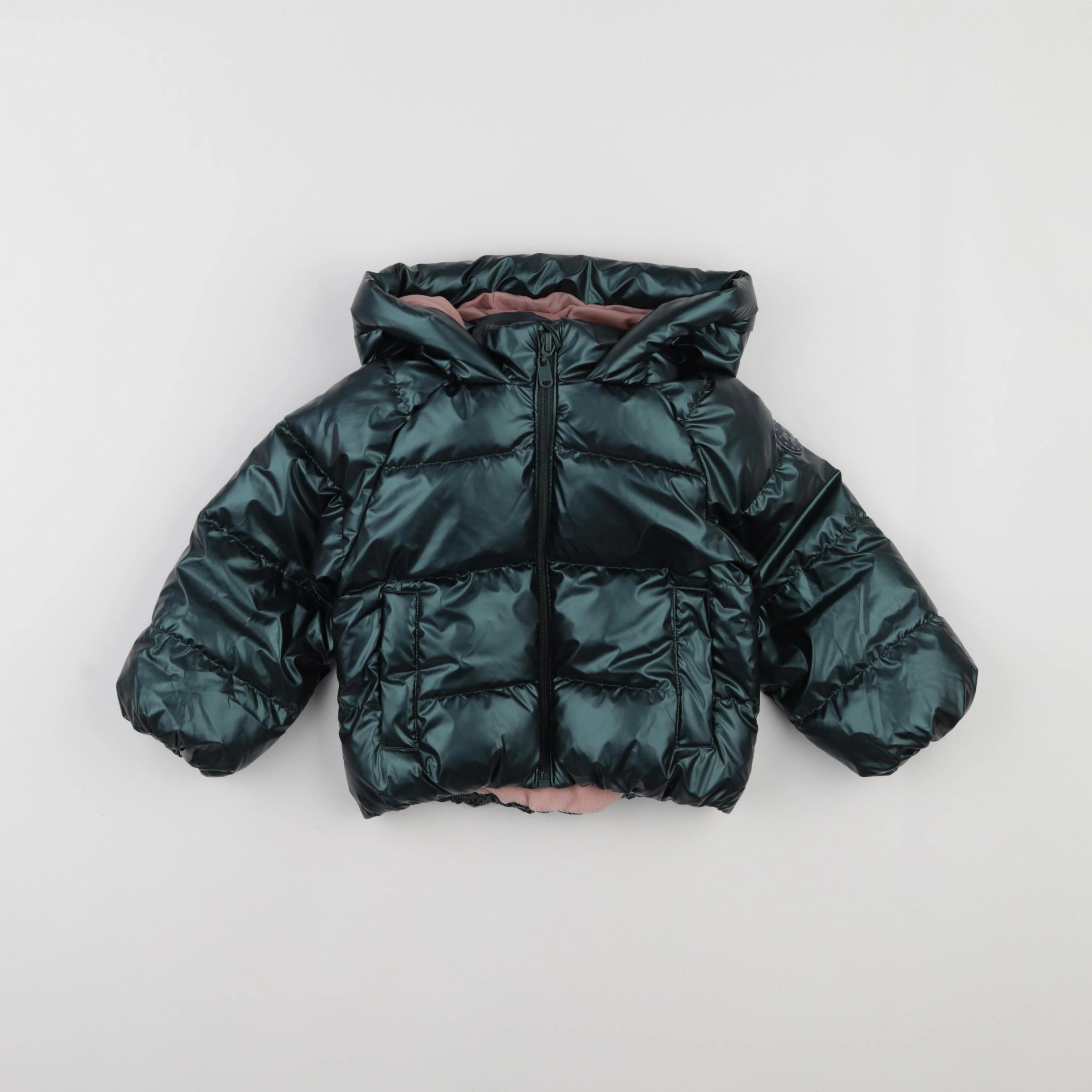 Vertbaudet - doudoune vert - 2 ans