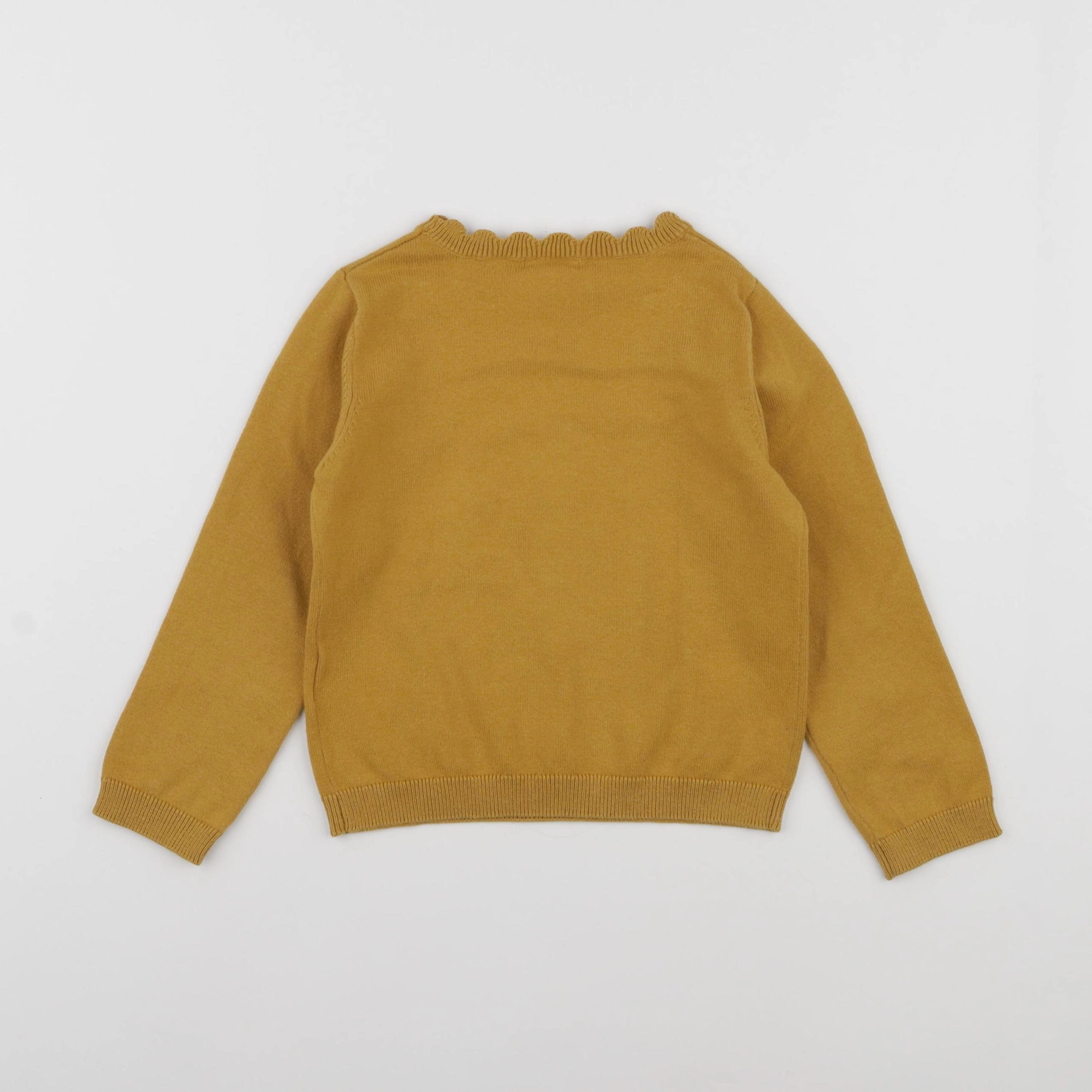 Vertbaudet - pull jaune - 4 ans