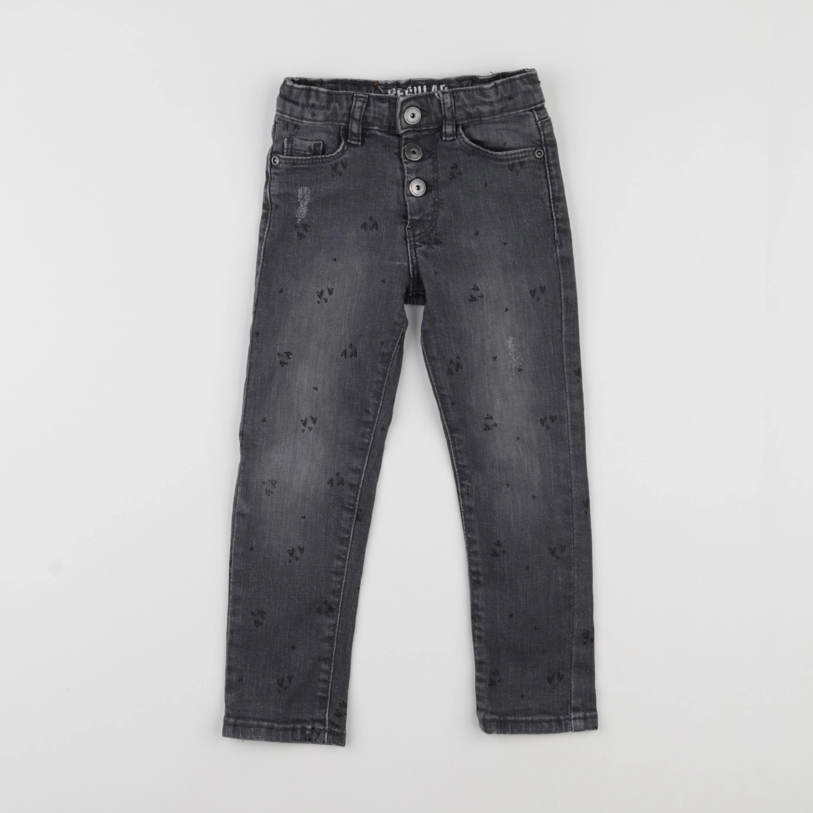 Vertbaudet - jean gris - 3 ans