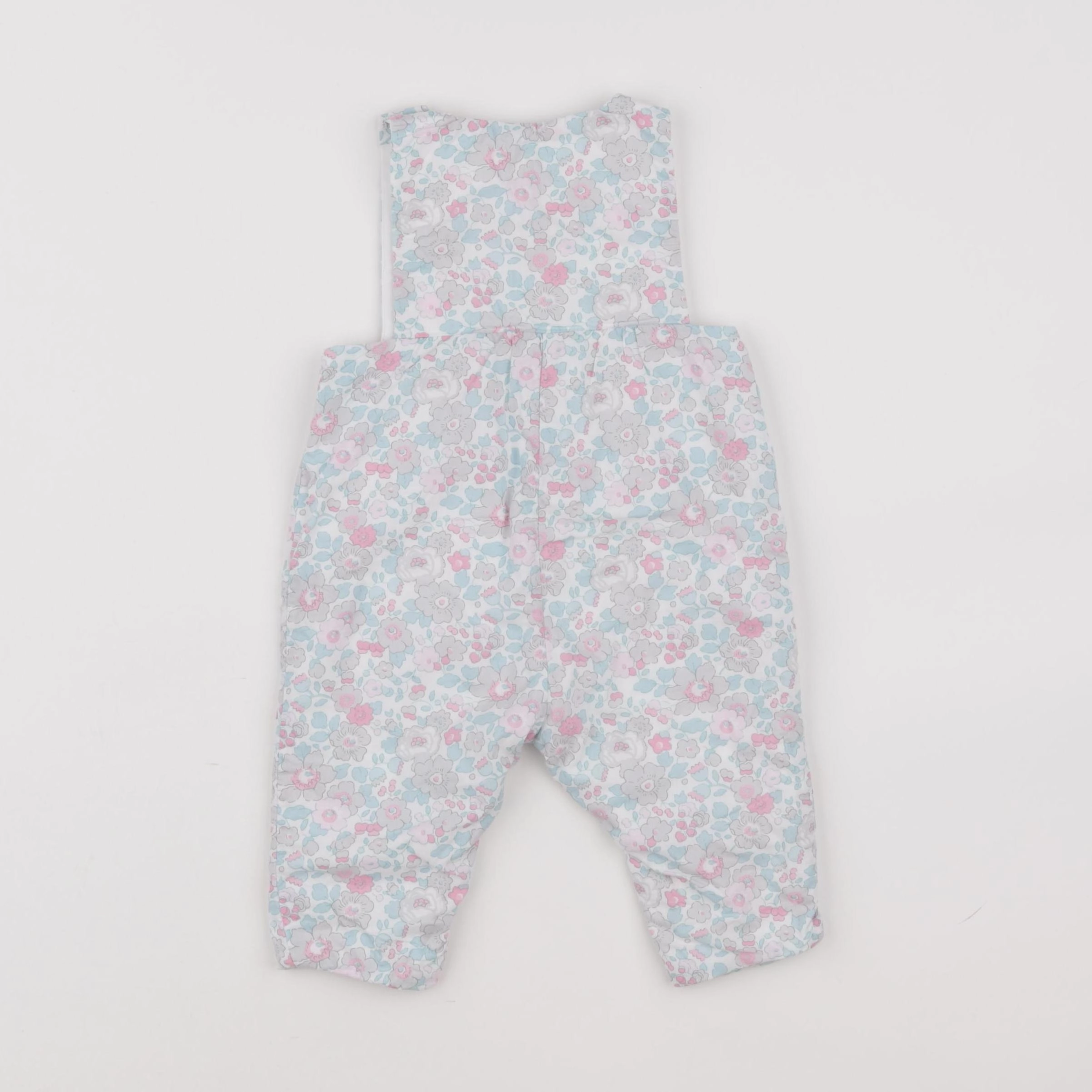 Jacadi - combinaison liberty blanc, gris - 6 mois