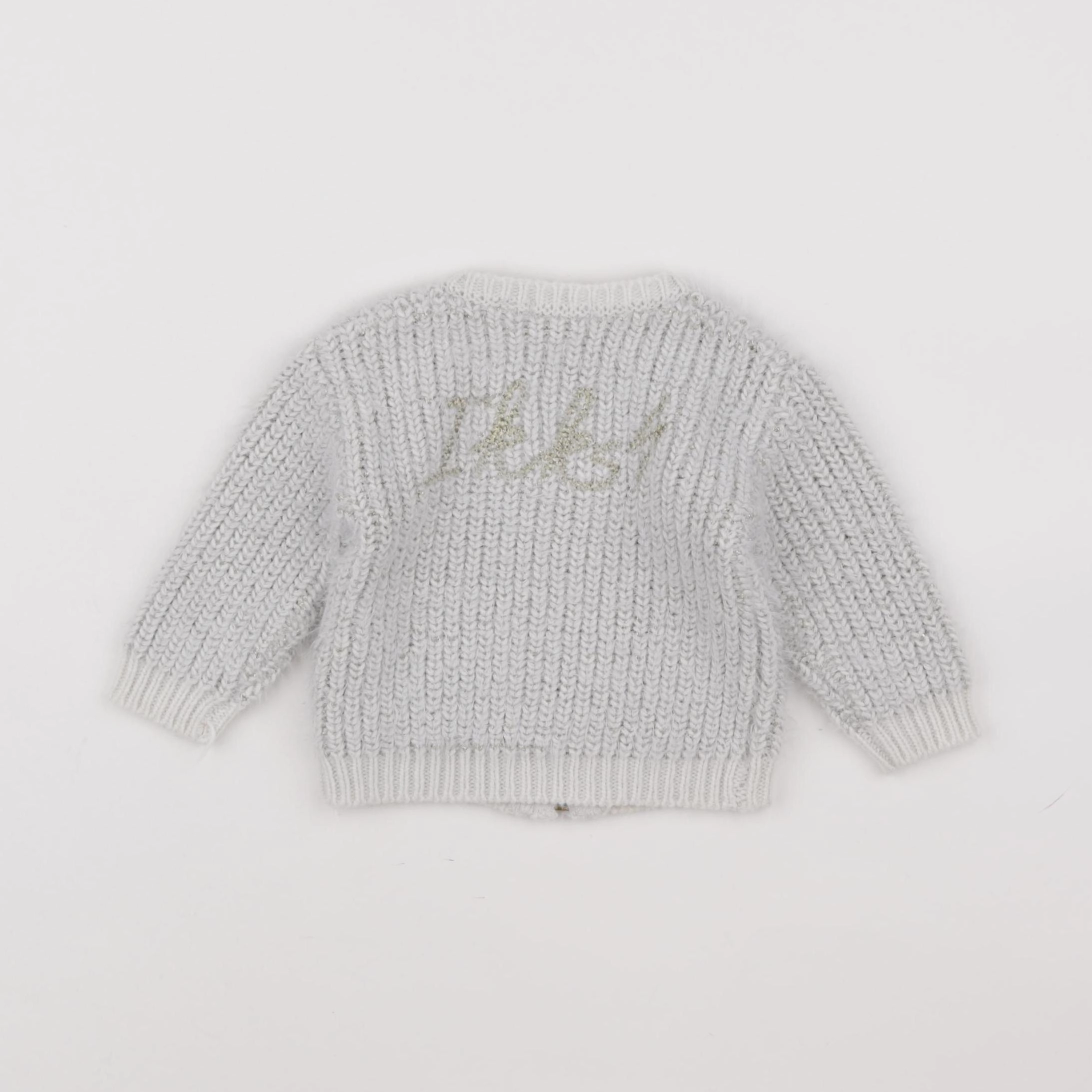 IKKS - gilet gris, or - 6 mois