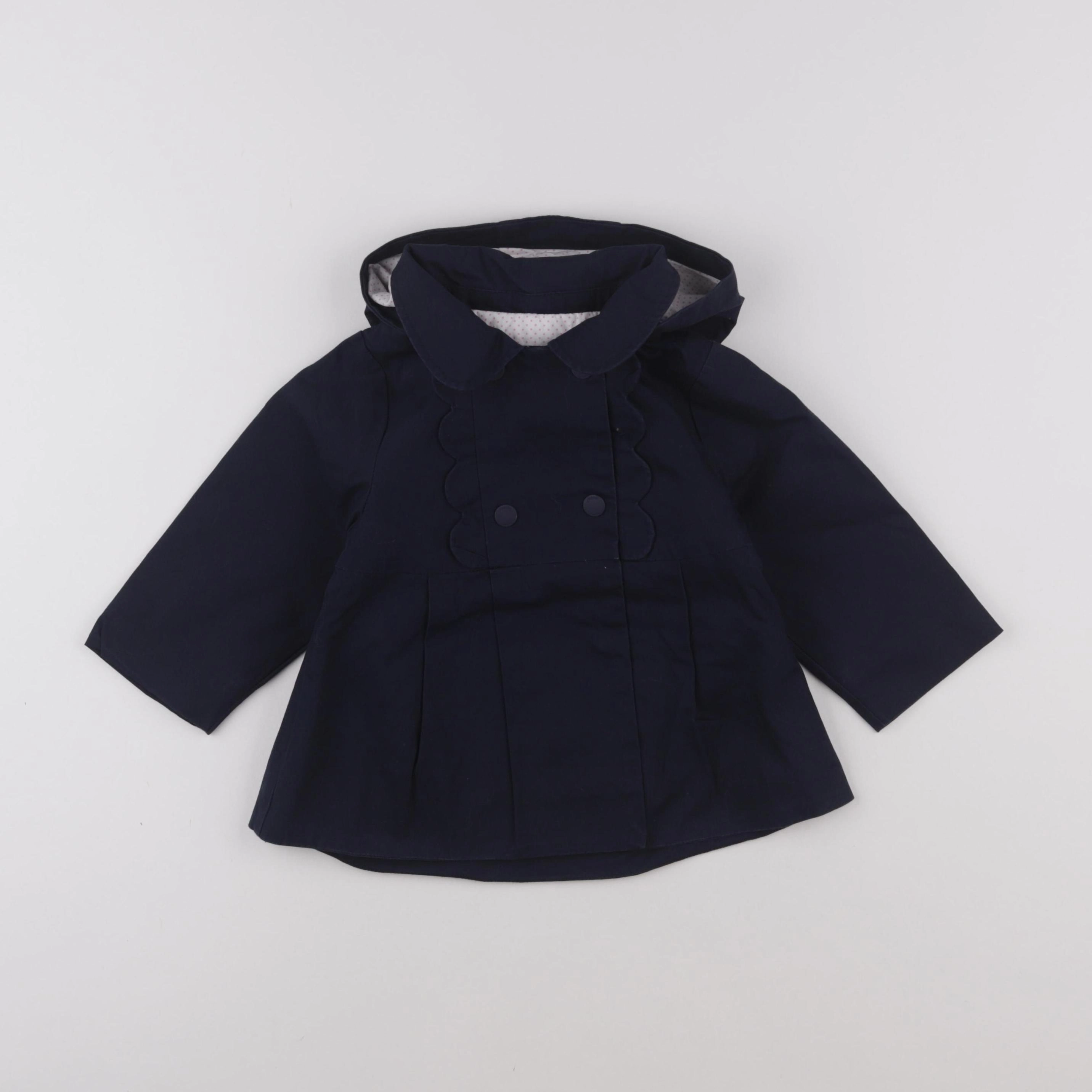 Jacadi - trench bleu - 18 mois