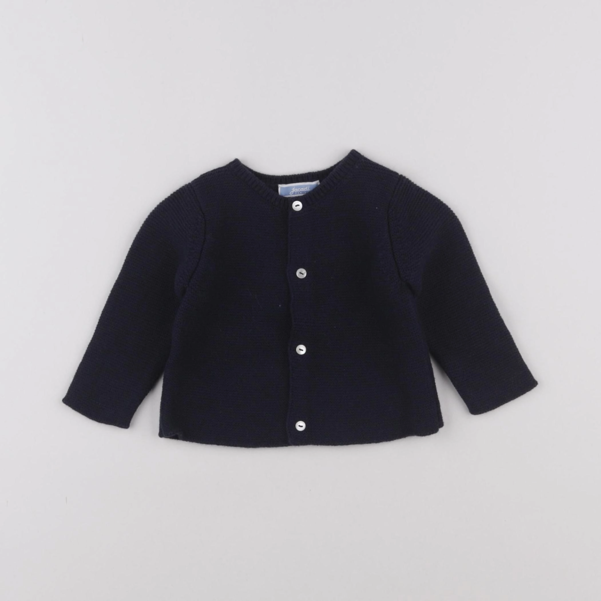 Jacadi - gilet bleu - 6 mois