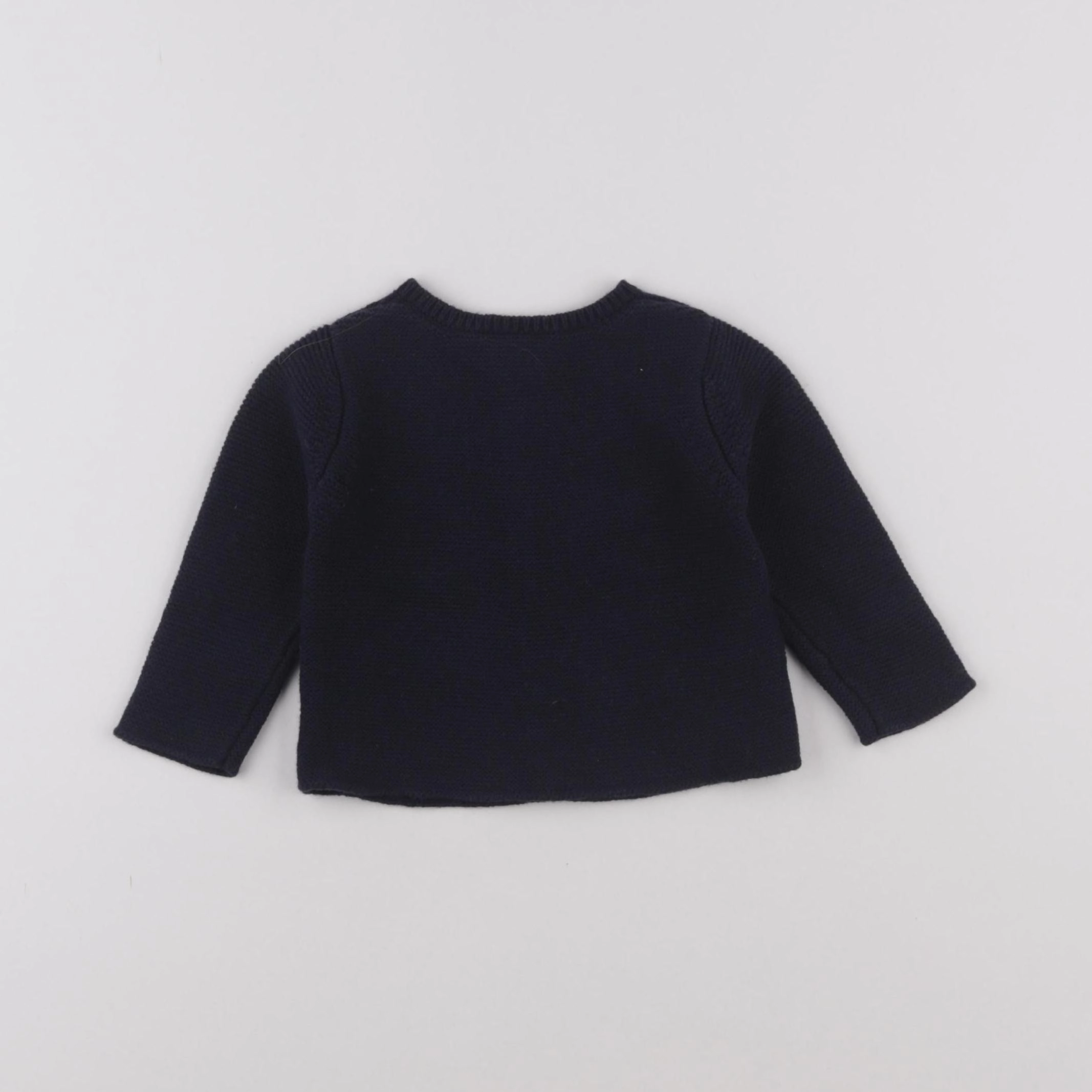 Jacadi - gilet bleu - 6 mois