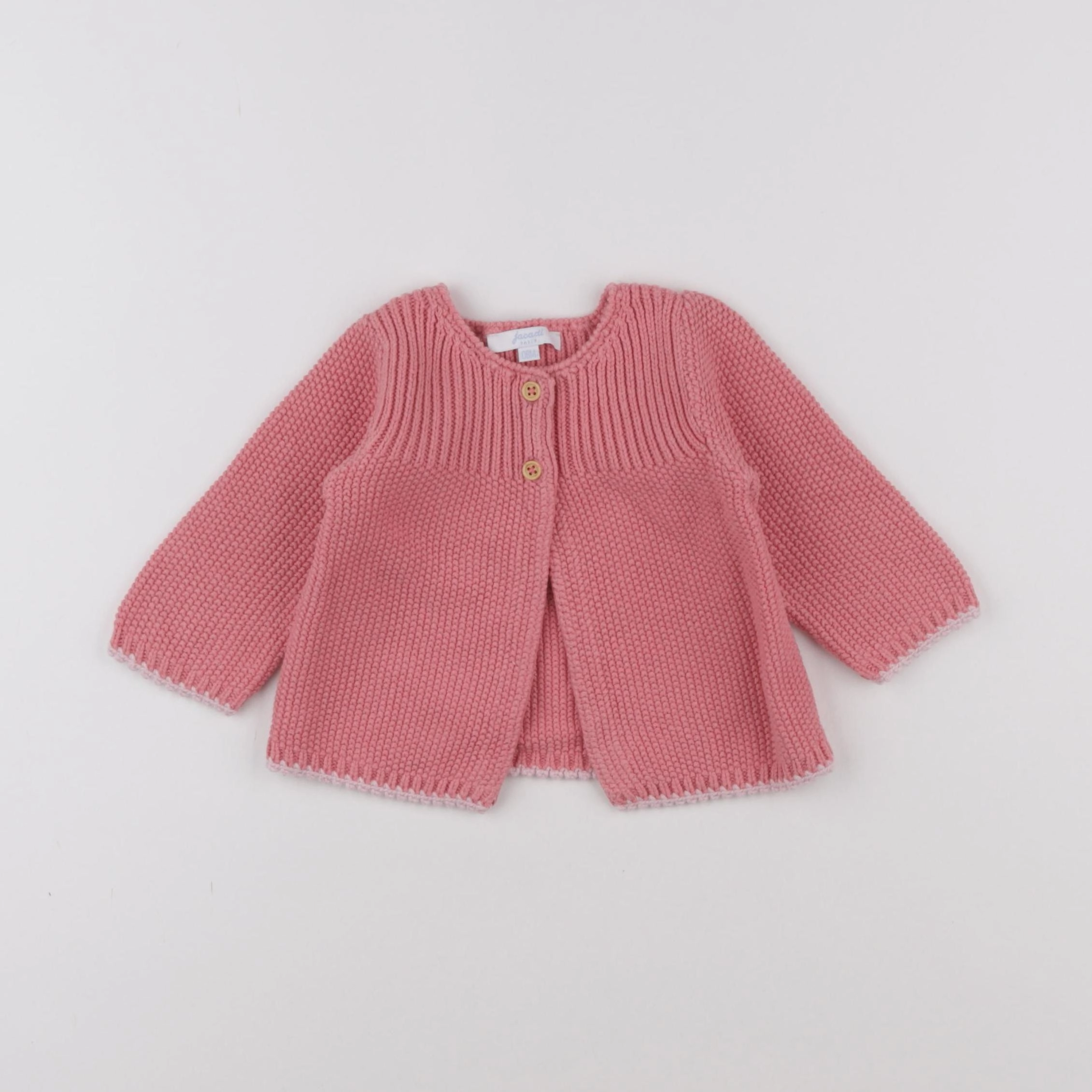 Jacadi - gilet rose - 6 mois