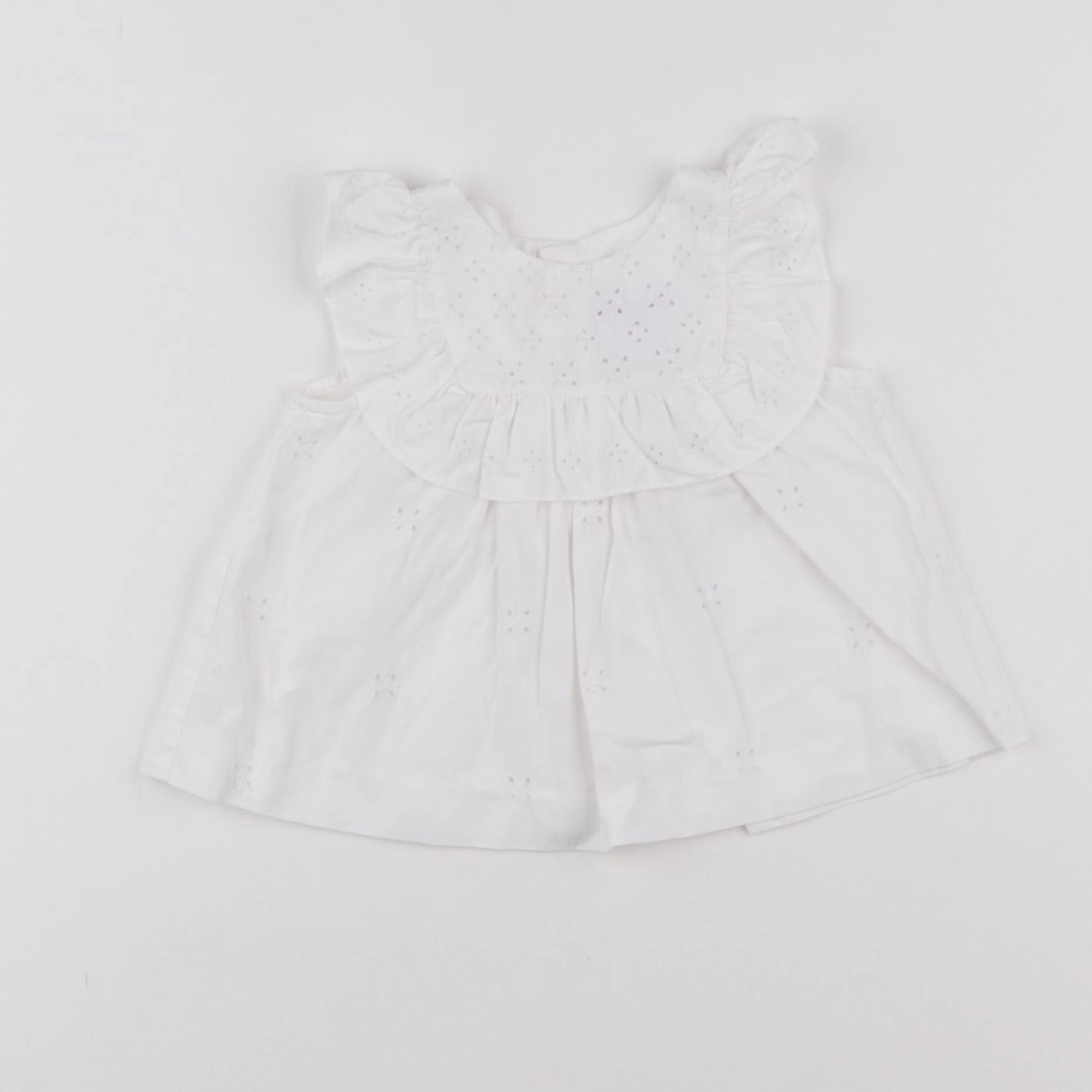 Jacadi - blouse blanc - 12 mois