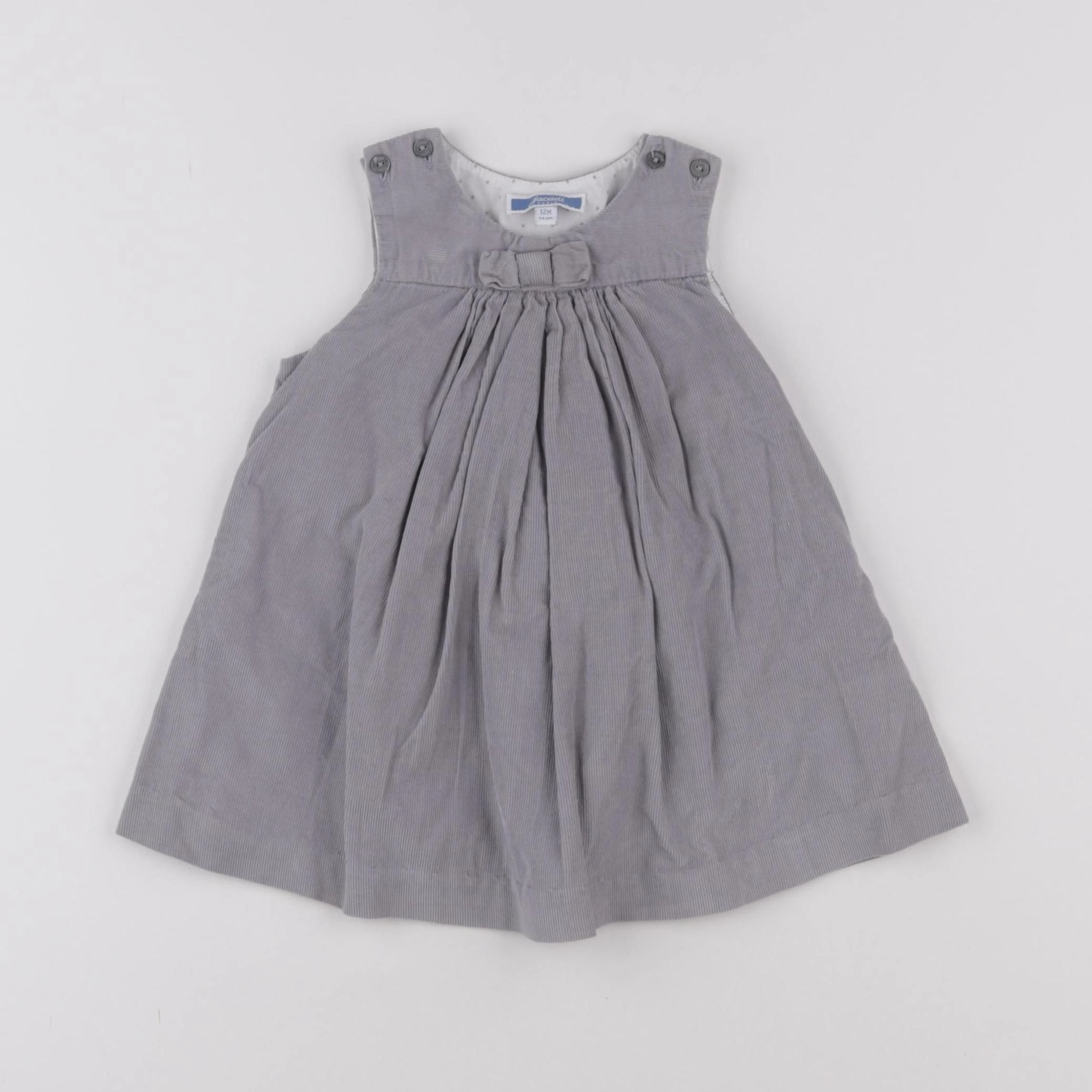 Jacadi - robe gris - 12 mois
