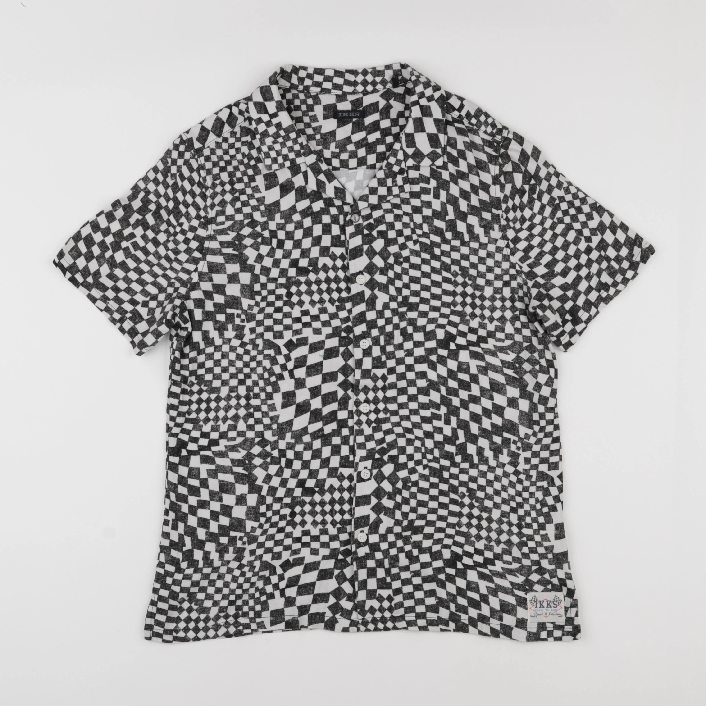 IKKS - chemise blanc, noir - 12 ans