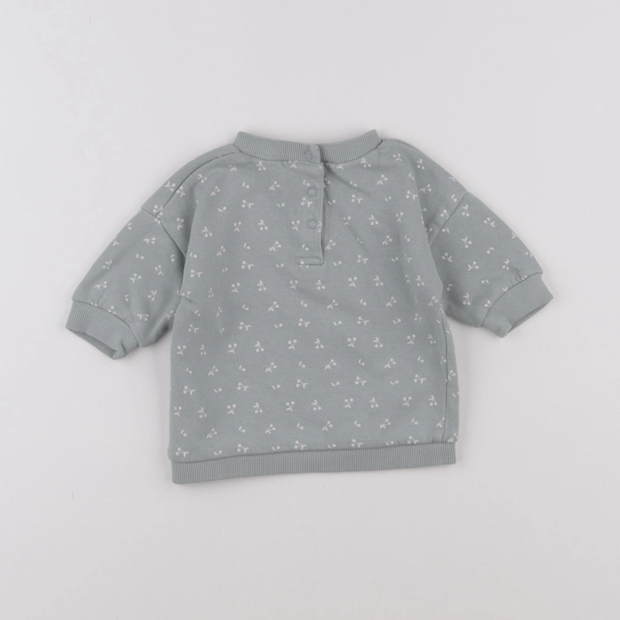Vertbaudet - sweat vert - 3 mois