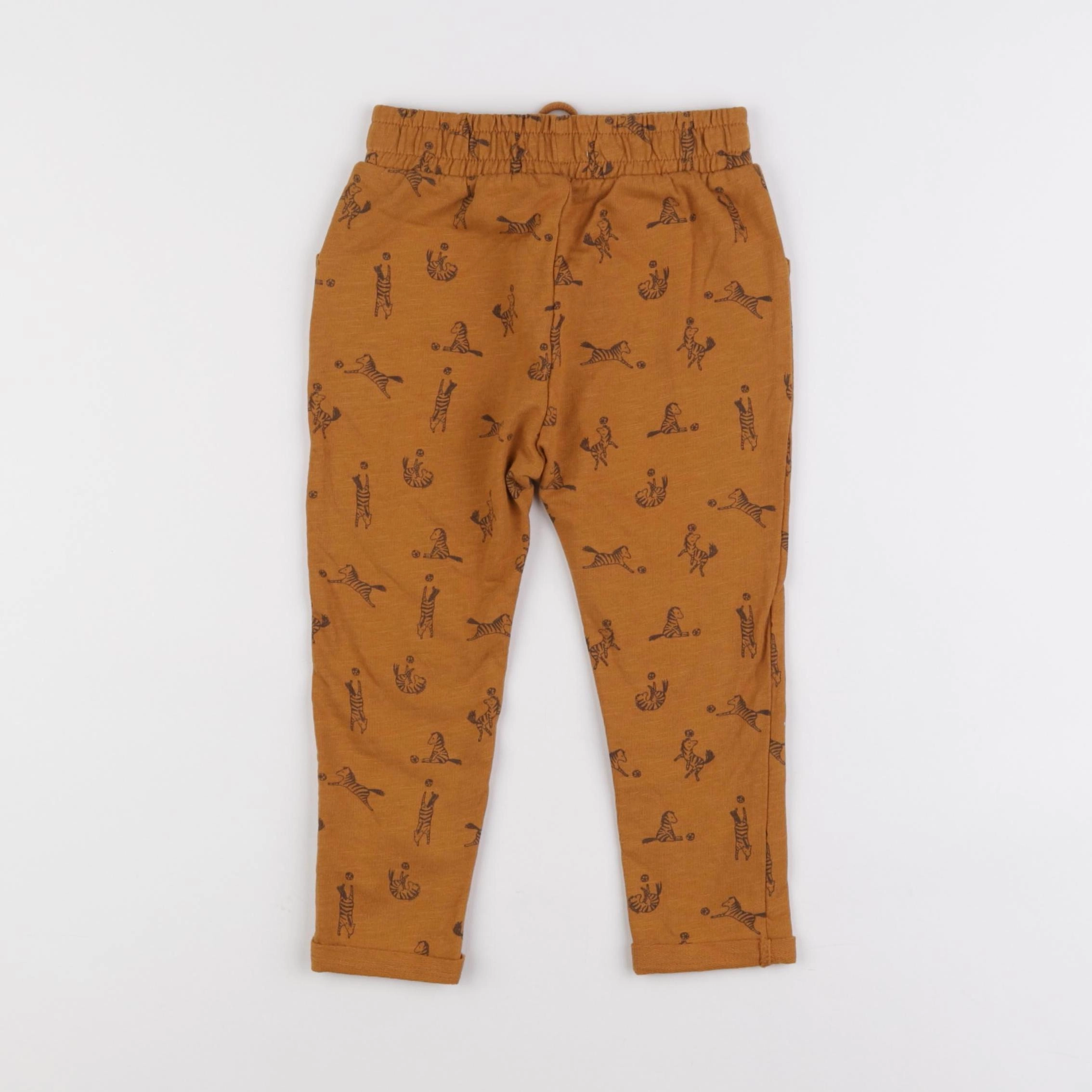 Vertbaudet - jogging marron - 2 ans