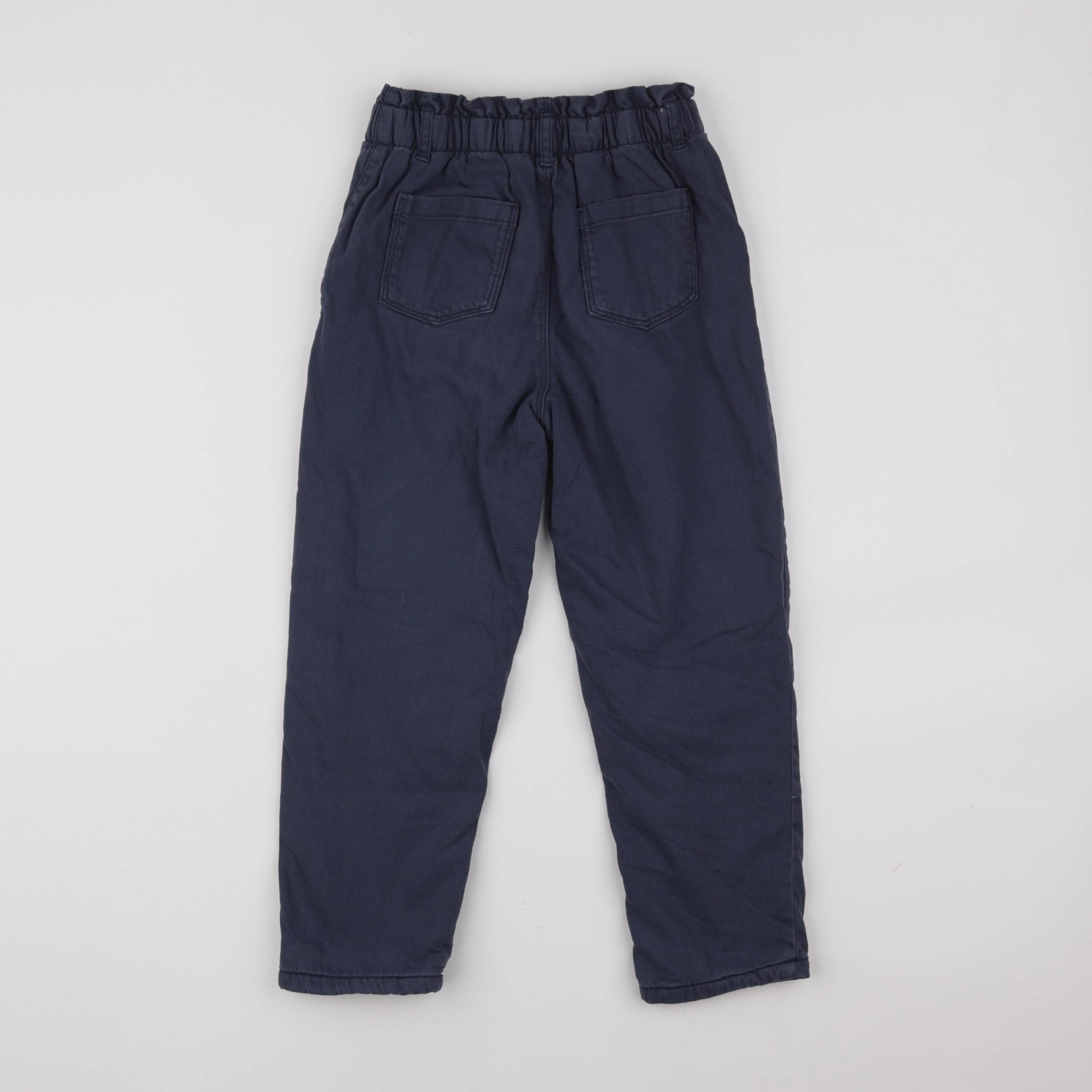 Vertbaudet - pantalon doublé bleu - 8 ans
