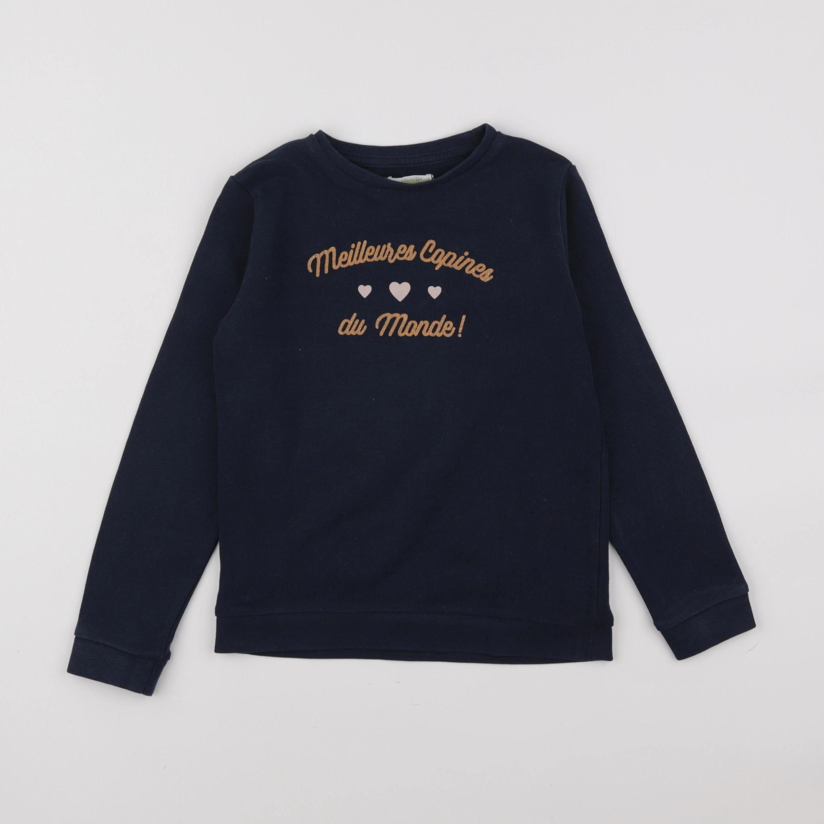 Vertbaudet - sweat bleu - 8 ans