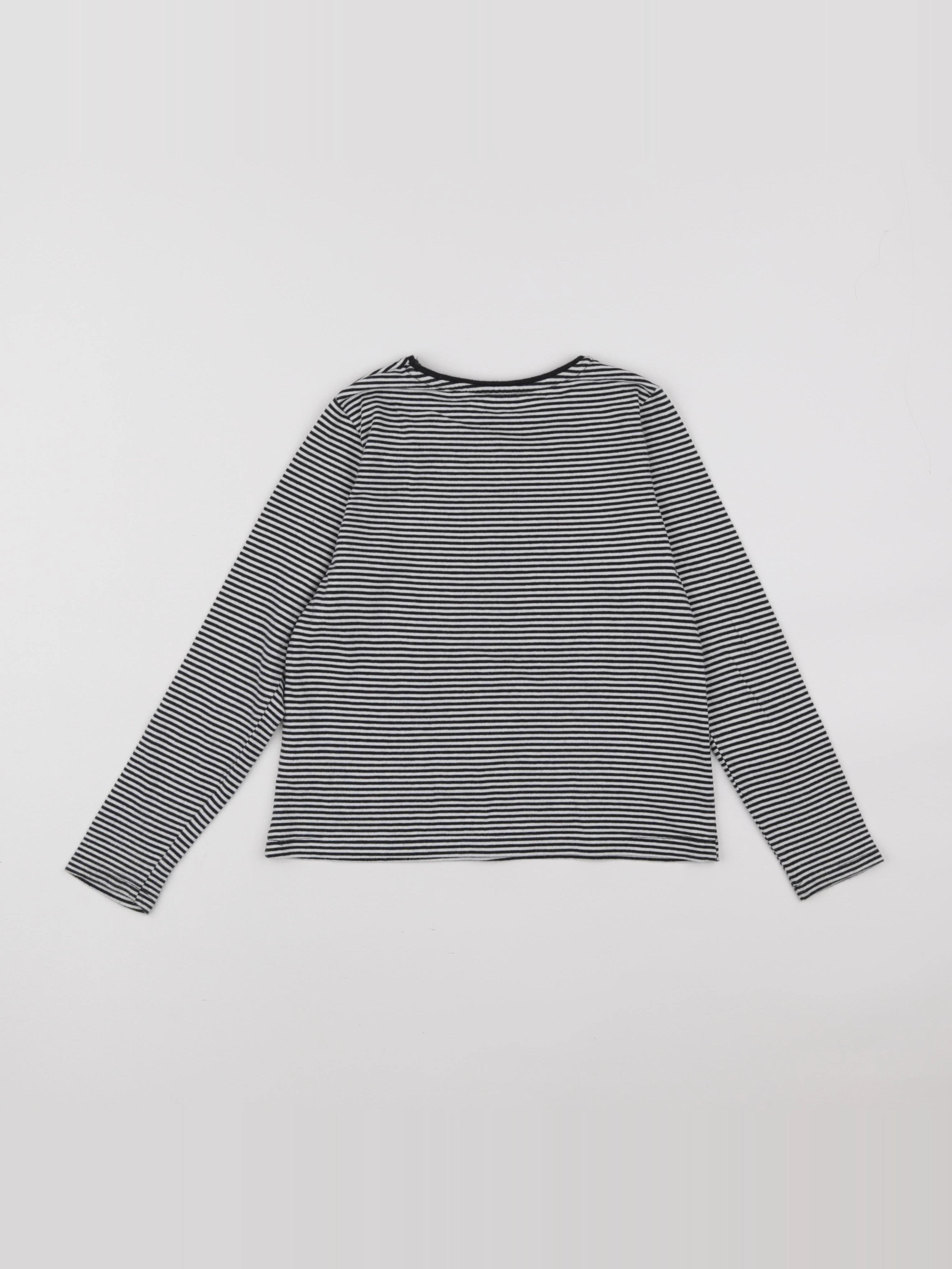 Vertbaudet - tee-shirt noir - 8 ans