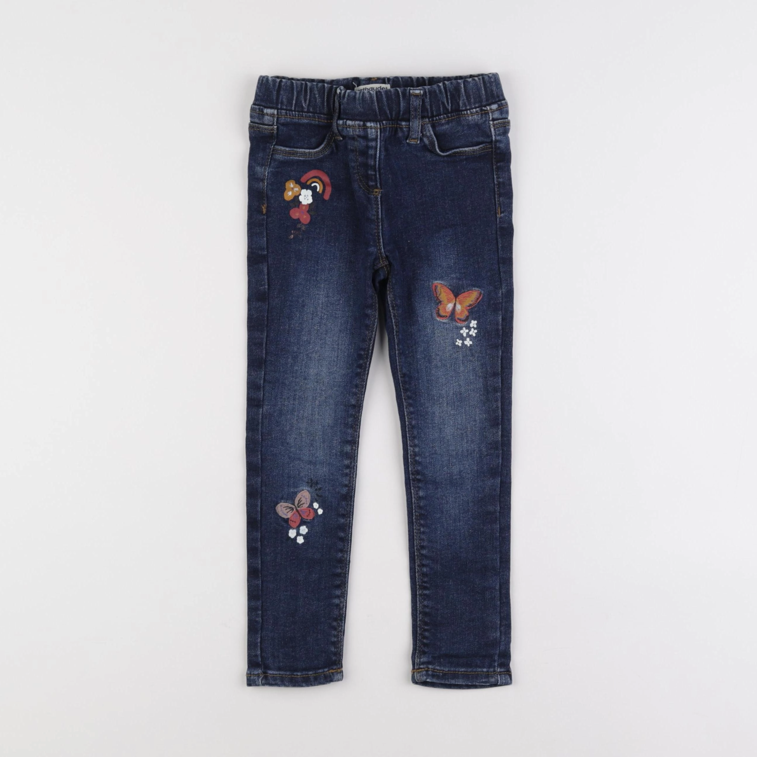 Vertbaudet - jegging bleu - 4 ans