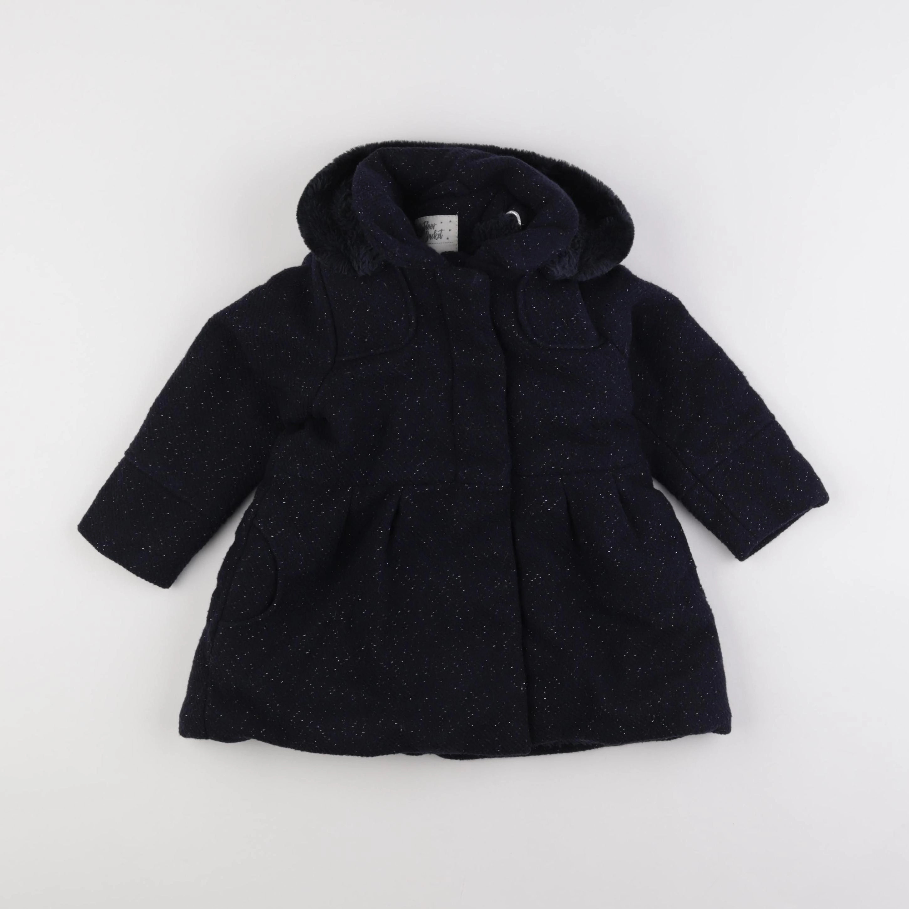 Vertbaudet - manteau bleu - 4 ans