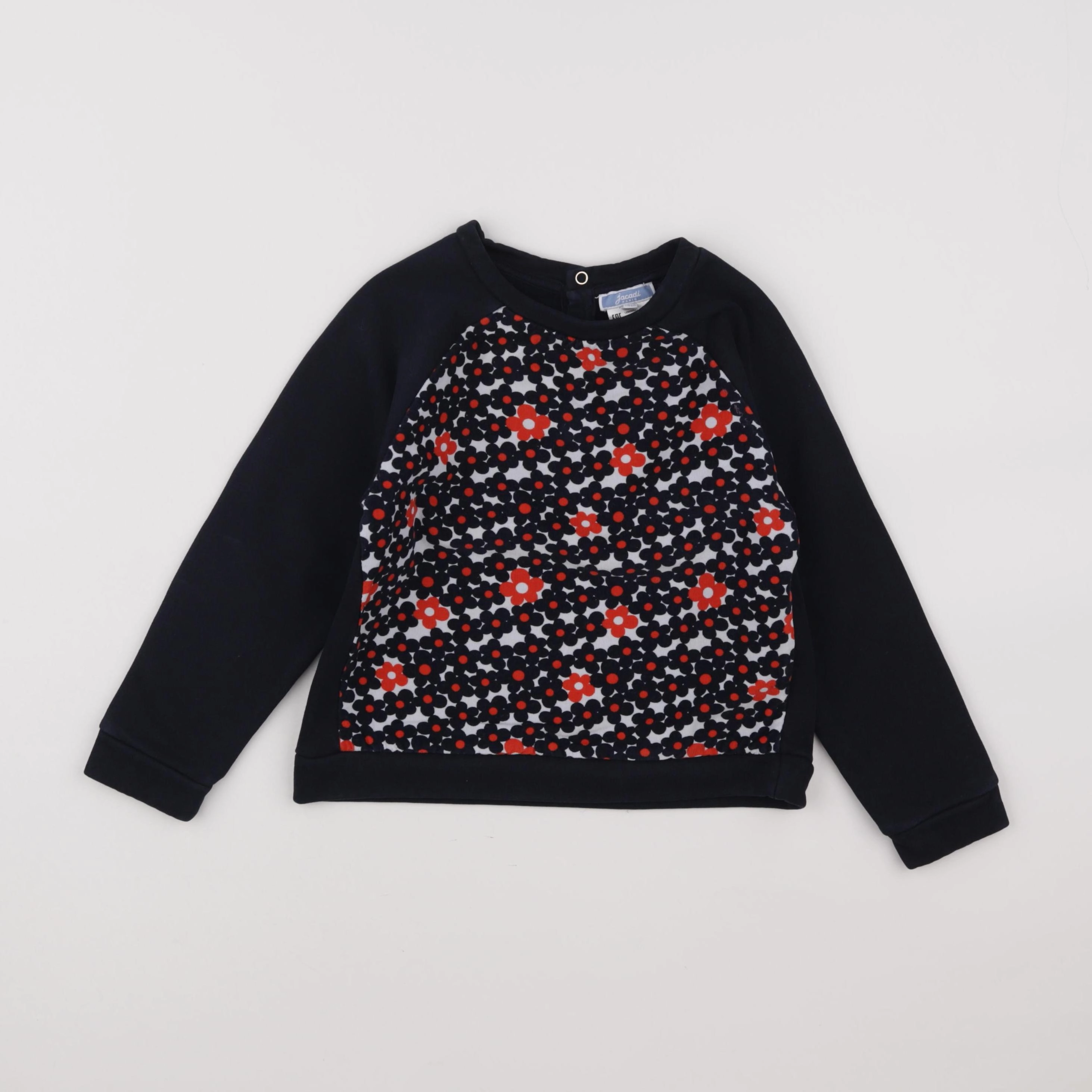 Jacadi - sweat bleu - 6 ans