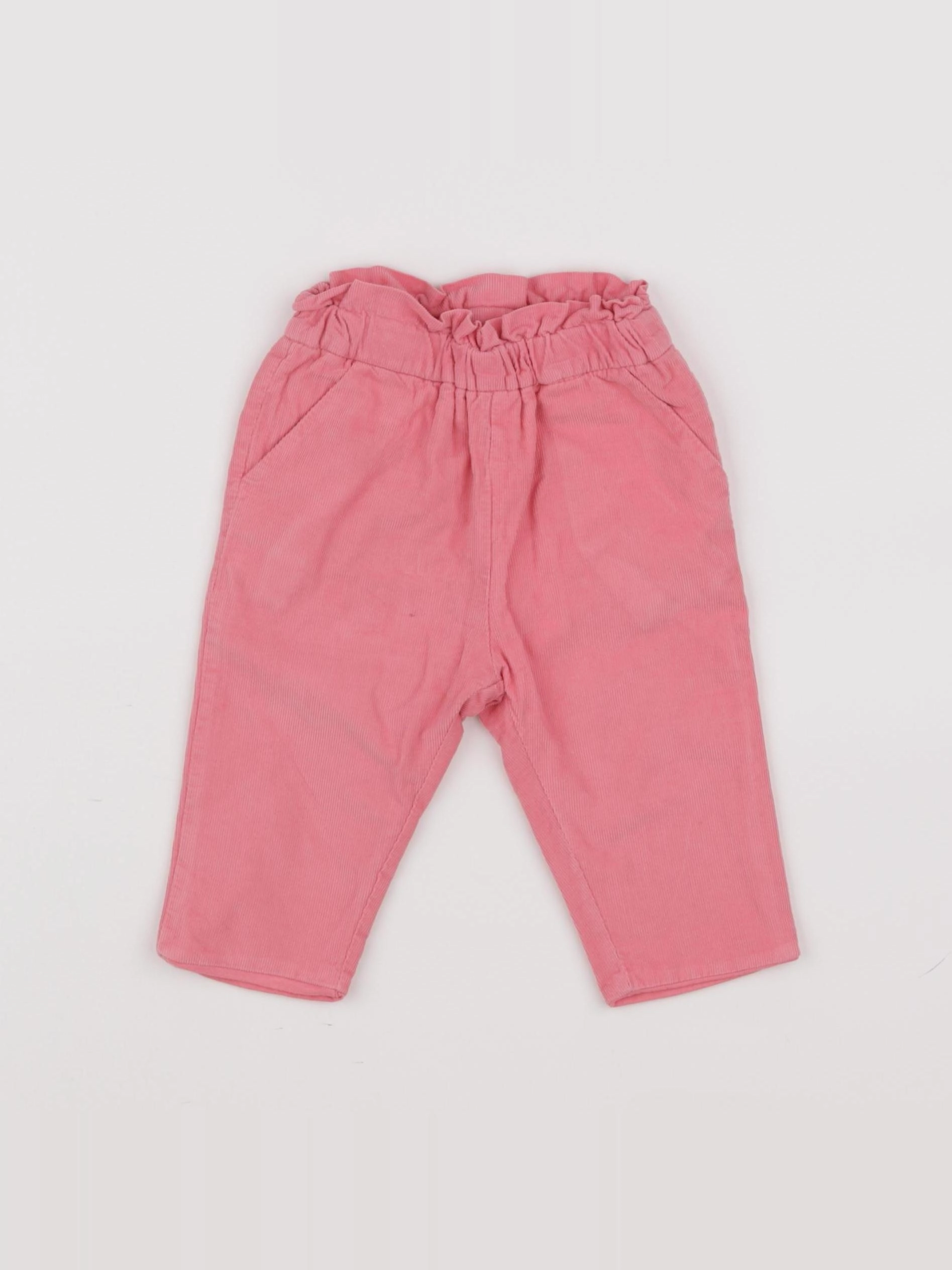 Jacadi - pantalon doublé rose - 6 mois