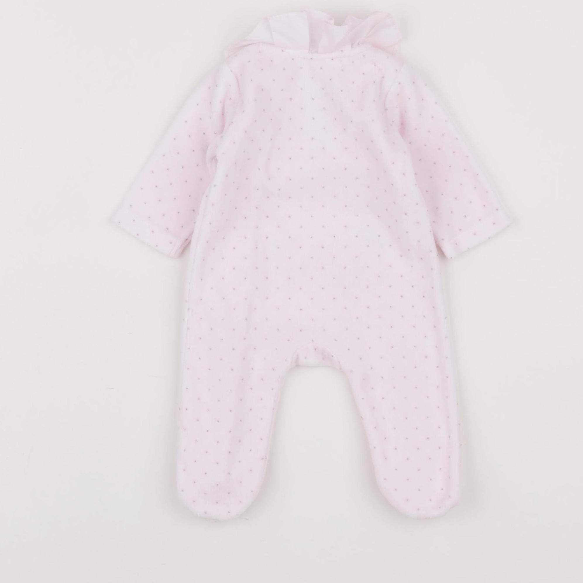 Jacadi - pyjama velours rose - 1 mois