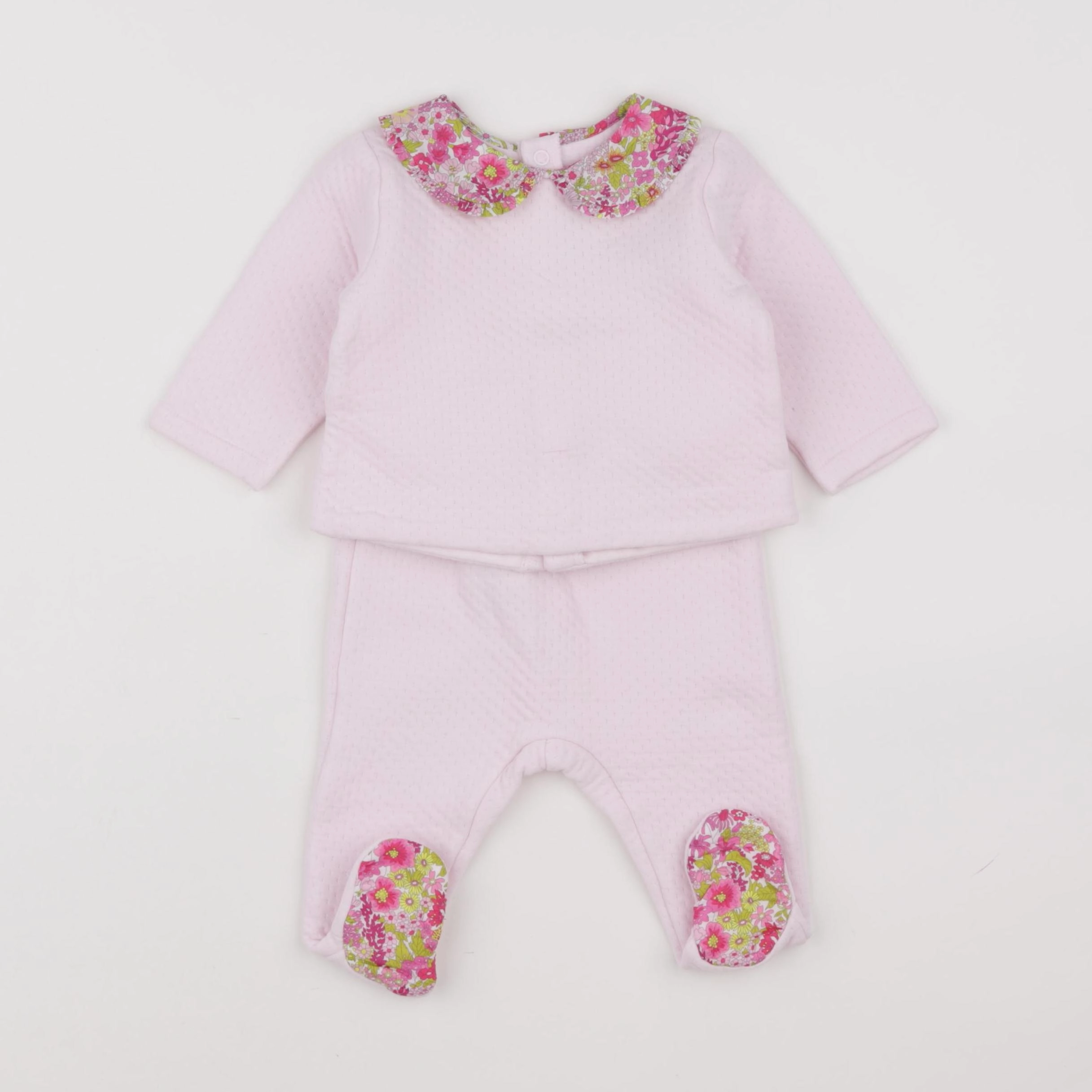 Jacadi - ensemble rose - 6 mois