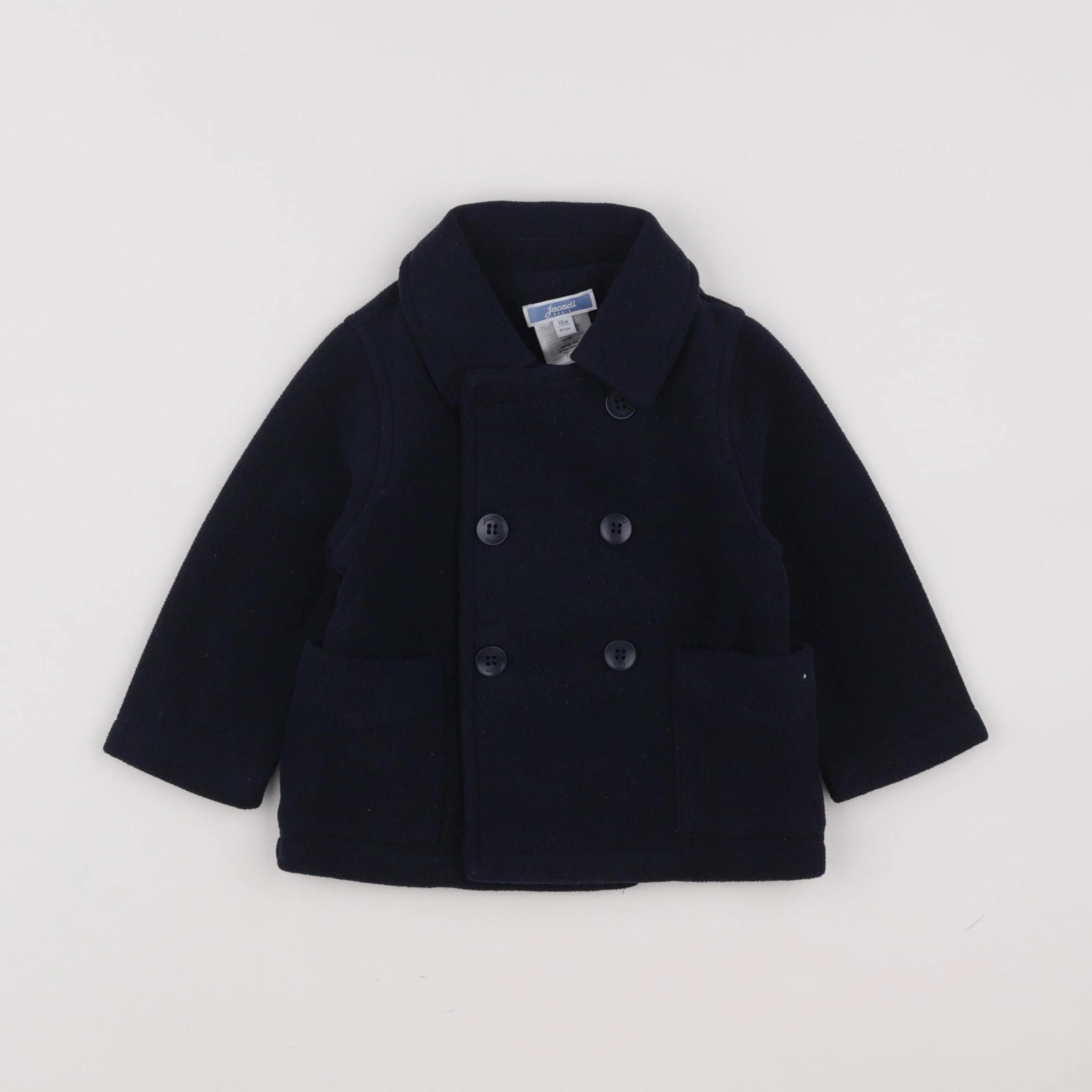 Jacadi - manteau bleu - 18 mois
