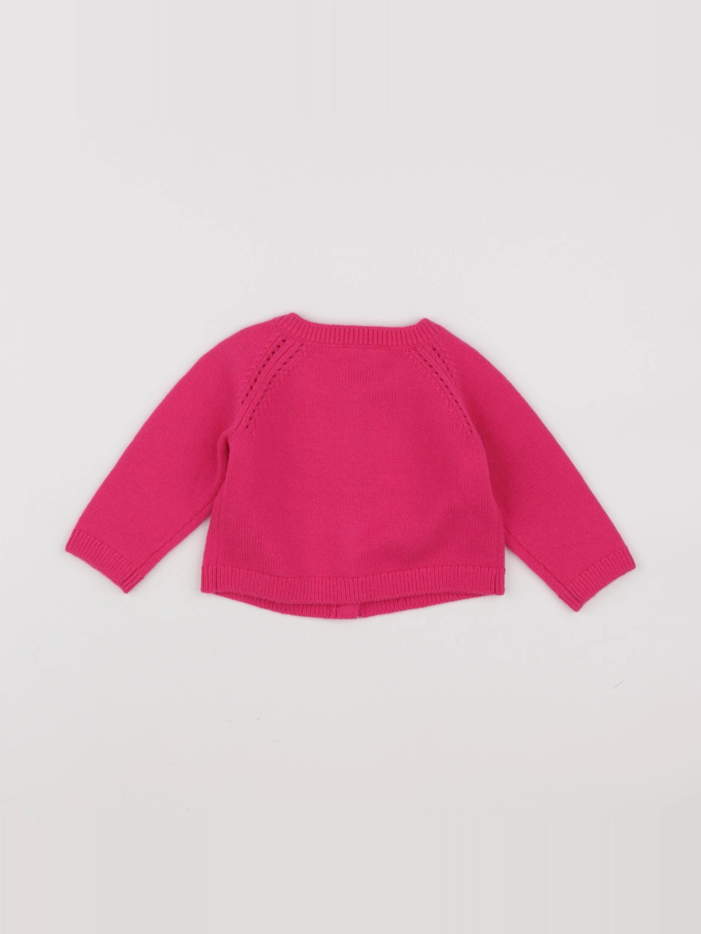 Jacadi - gilet rose - 6 mois