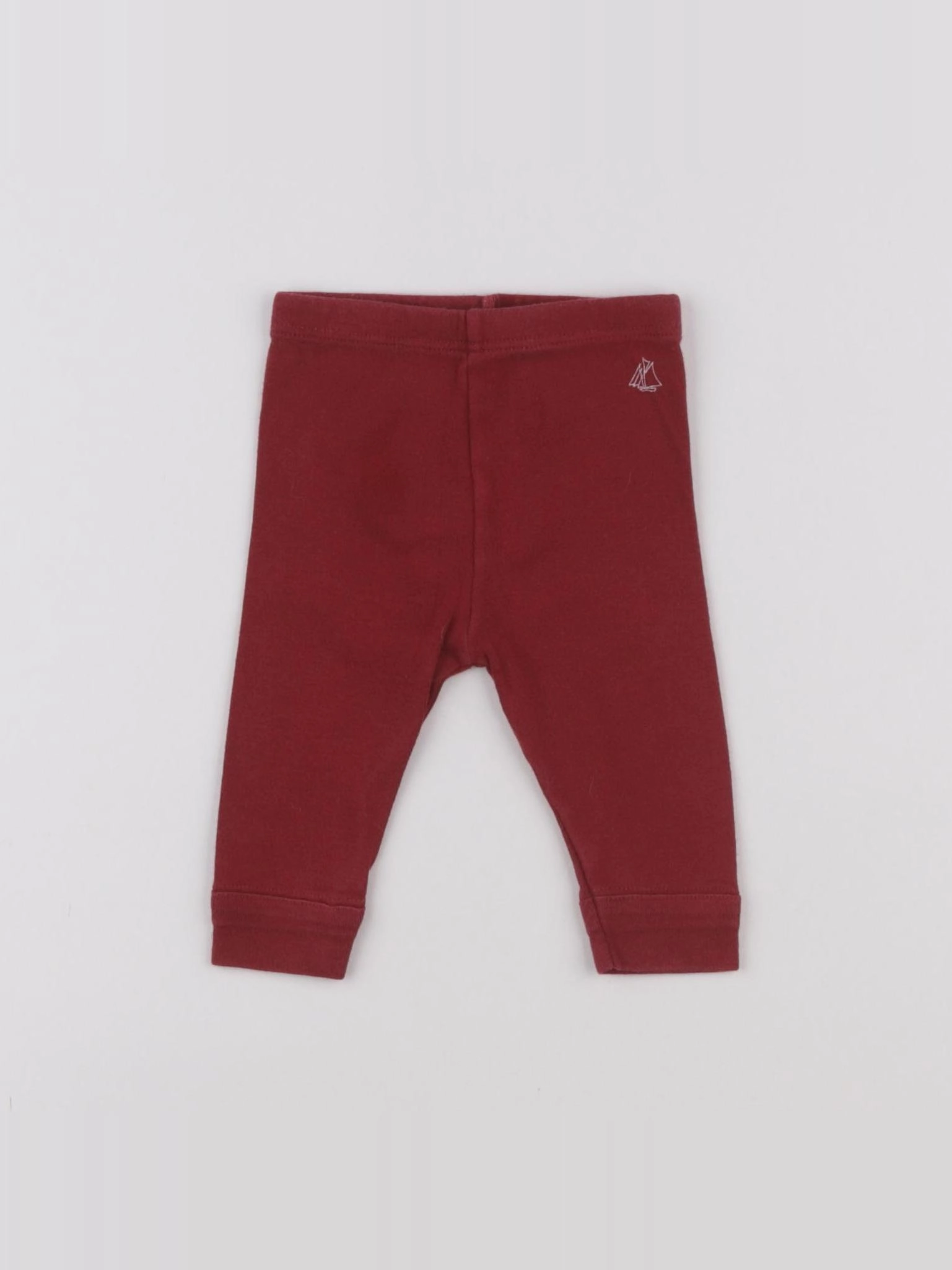 Petit Bateau - legging rouge - 3 mois