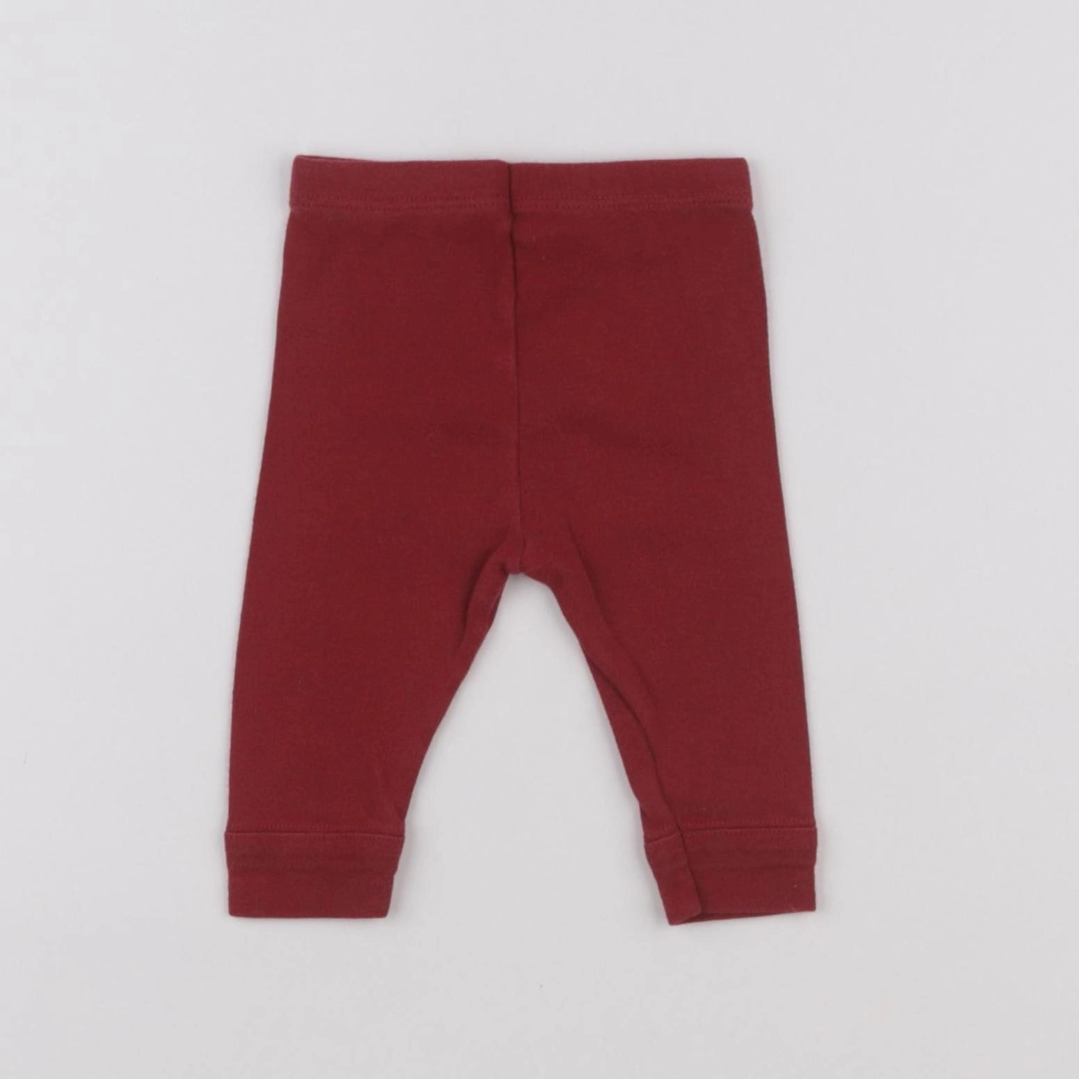 Petit Bateau - legging rouge - 3 mois