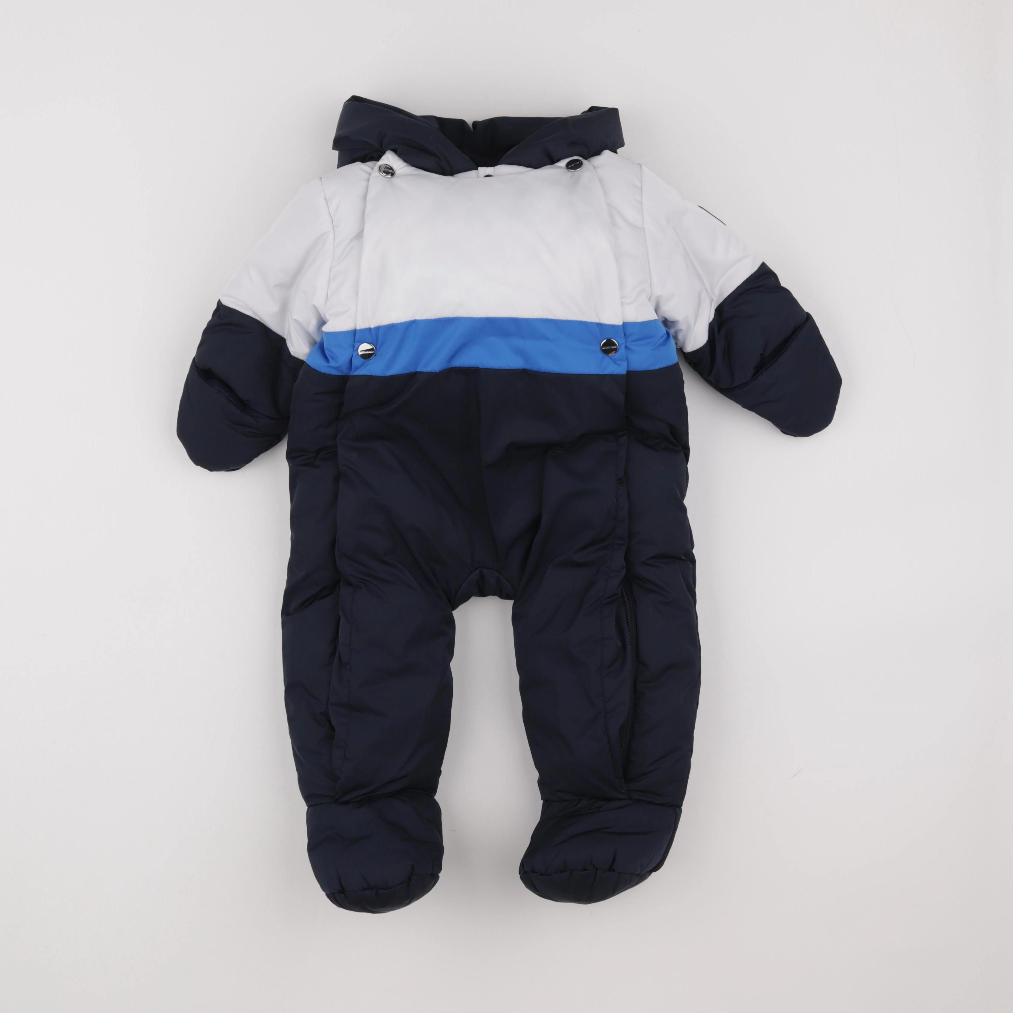 Jacadi - combi-pilote blanc, bleu - 12 mois