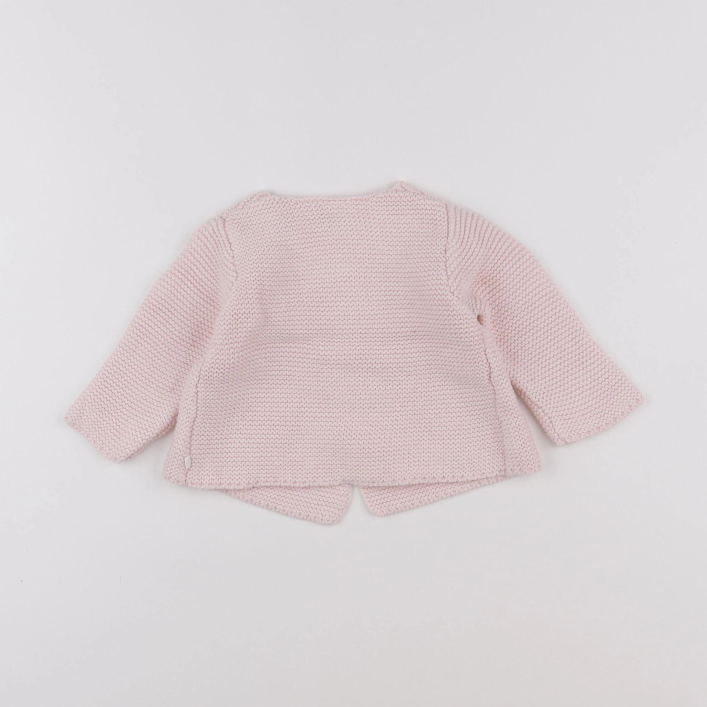 Tape à l'oeil - gilet rose - 6 mois