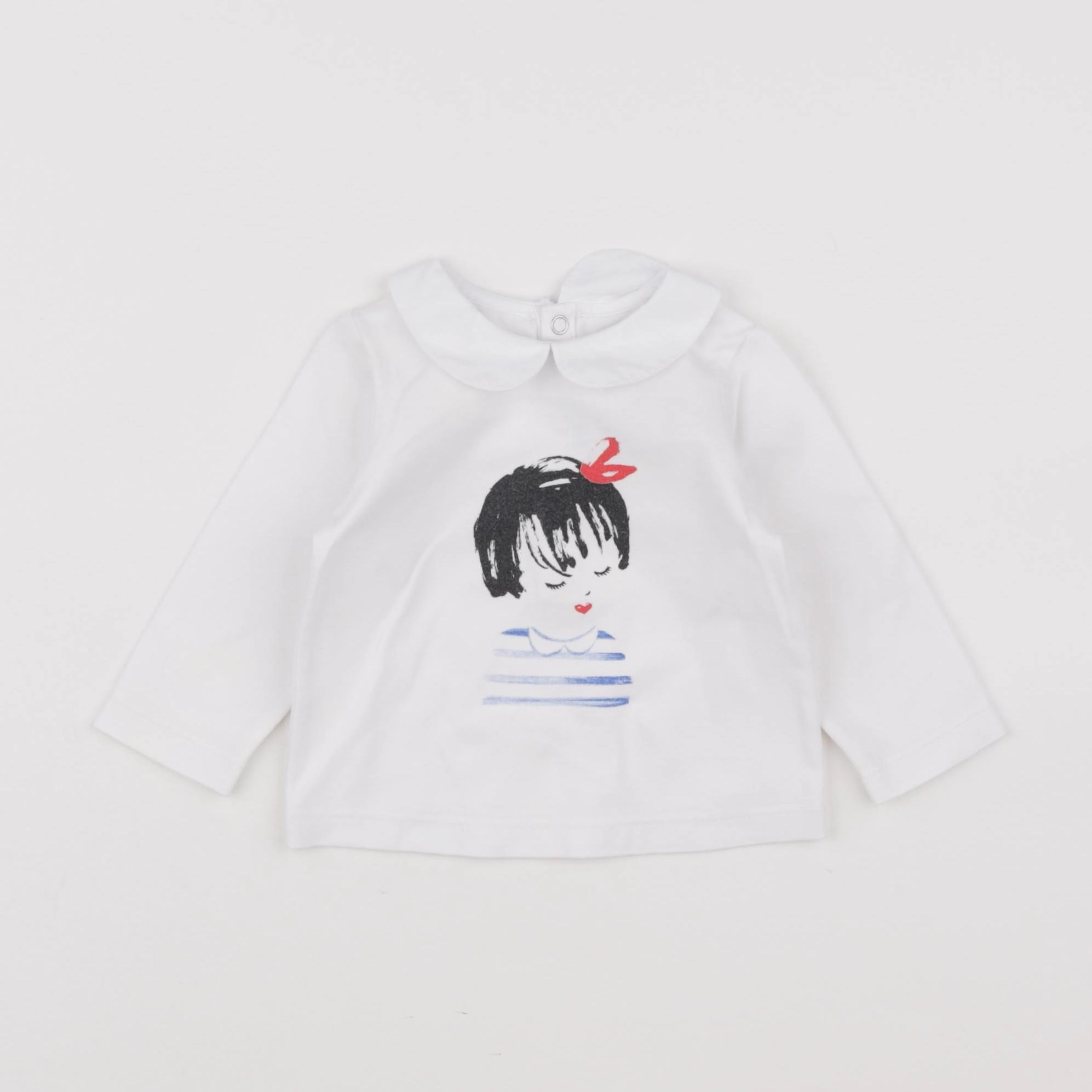 Jacadi - tee-shirt blanc - 6 mois