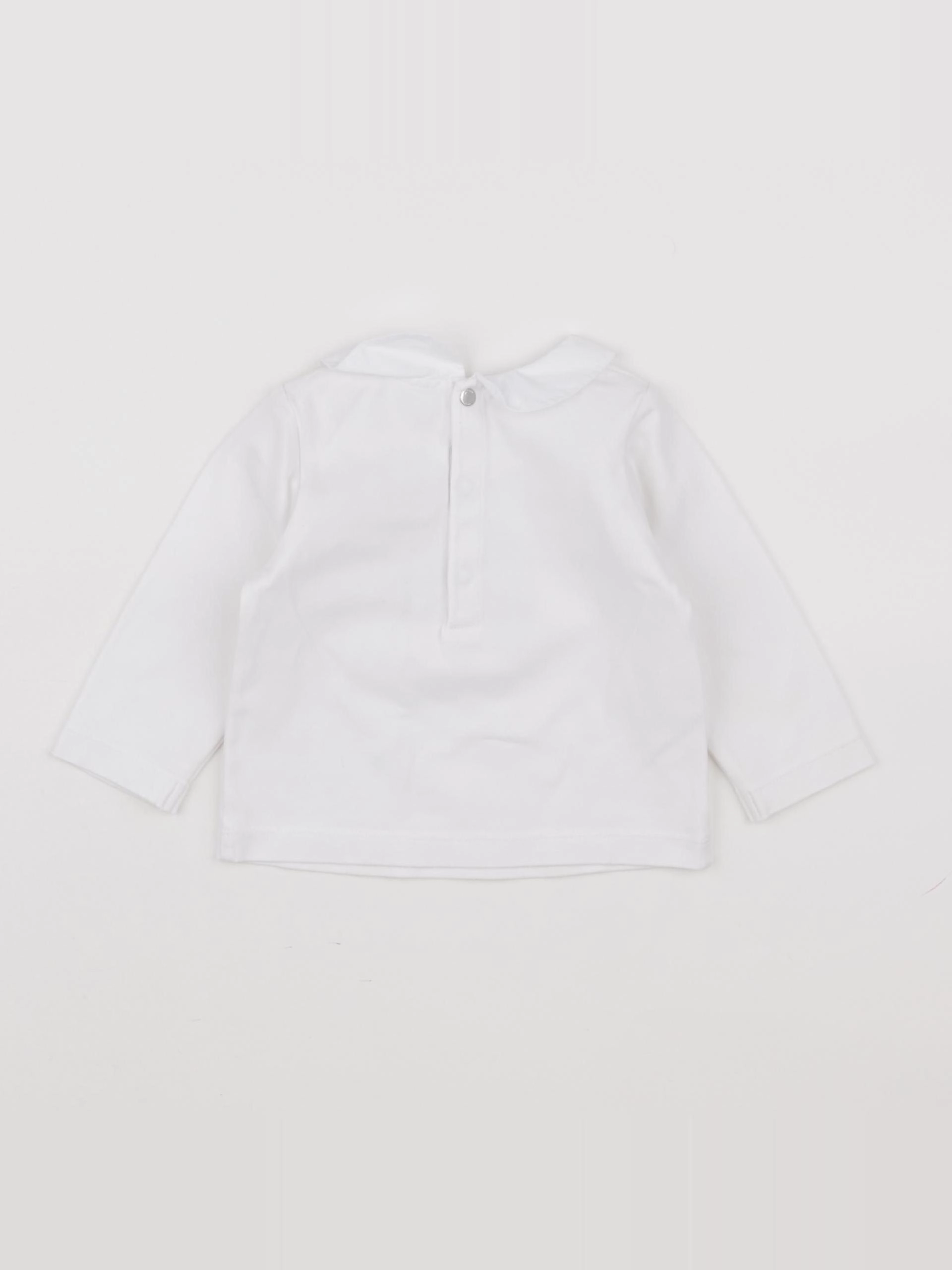 Jacadi - tee-shirt blanc - 6 mois