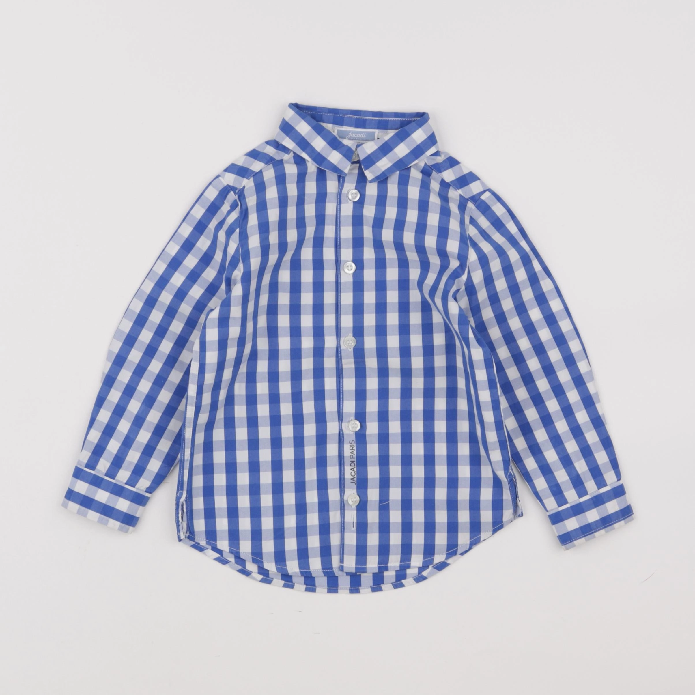 Jacadi - chemise blanc, bleu - 3 ans
