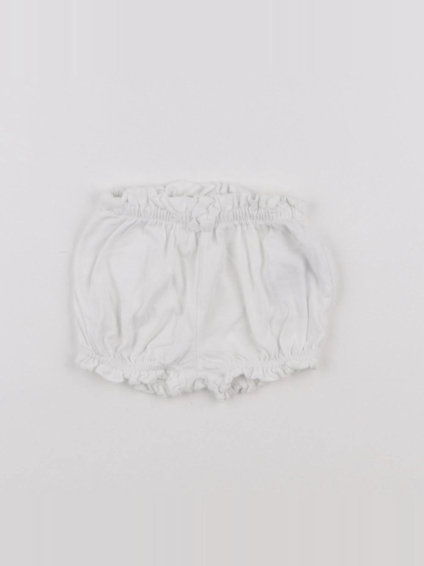 GAP - bloomer blanc - 3/6 mois