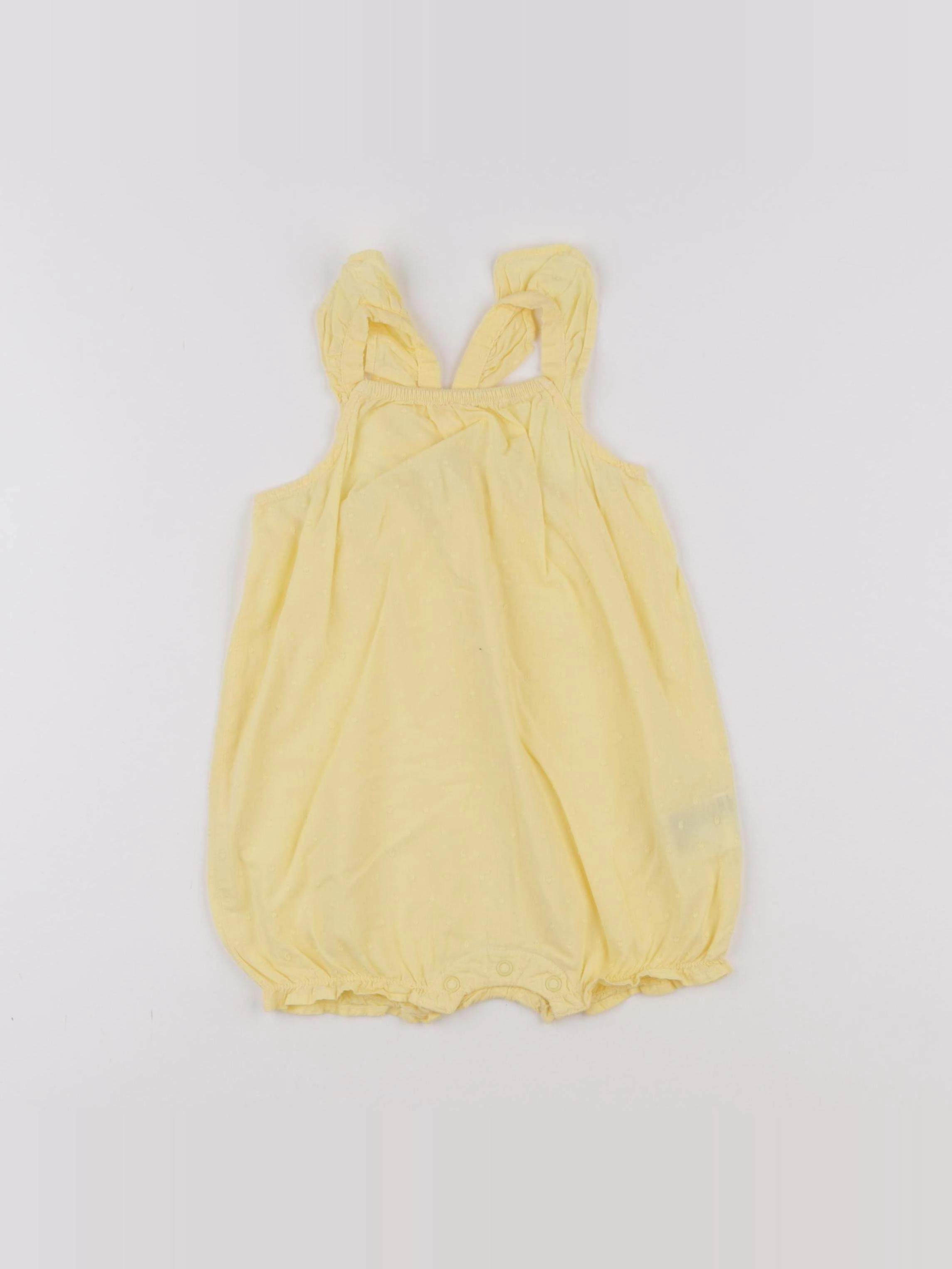 H&M - combinaison jaune - 9/12 mois