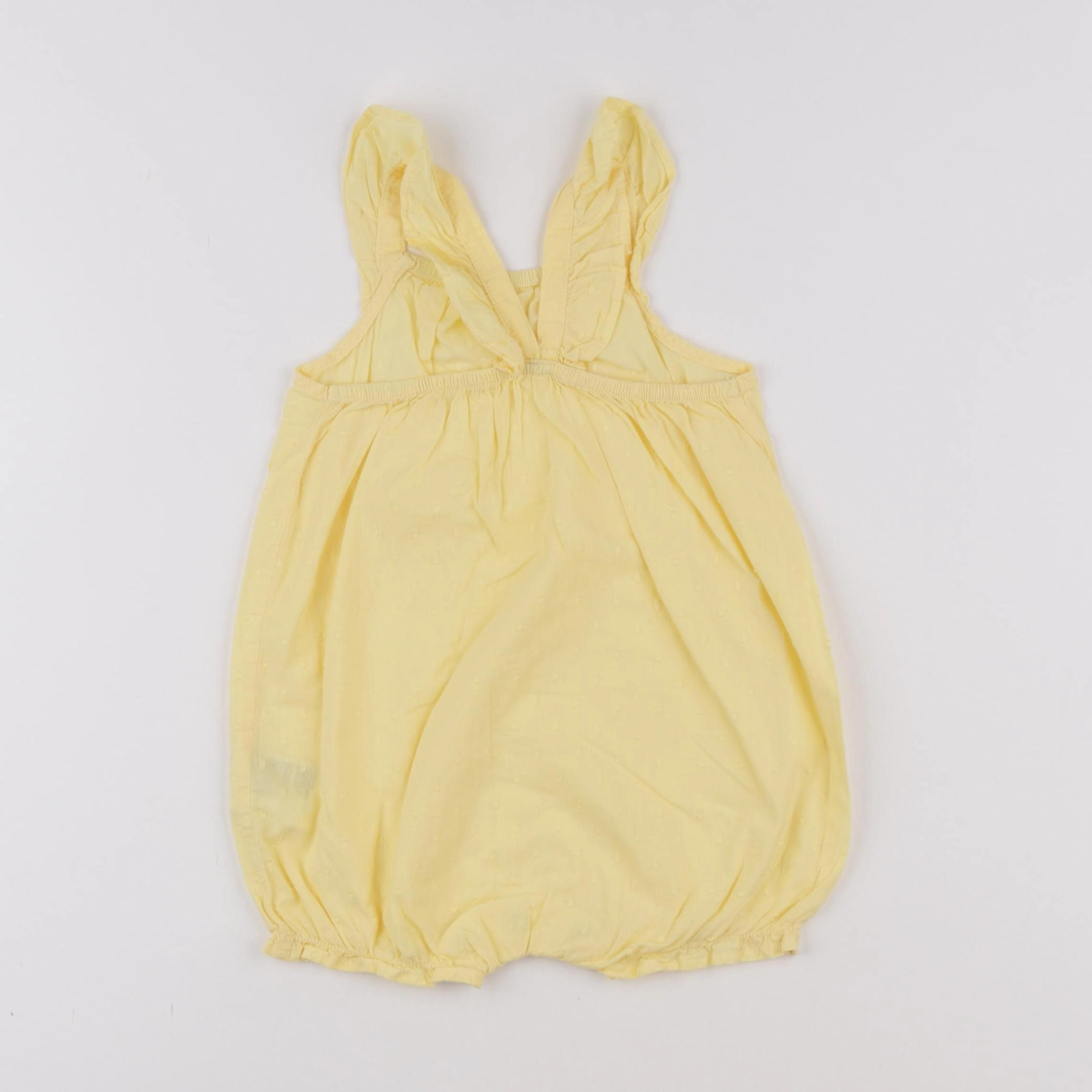 H&M - combinaison jaune - 9/12 mois