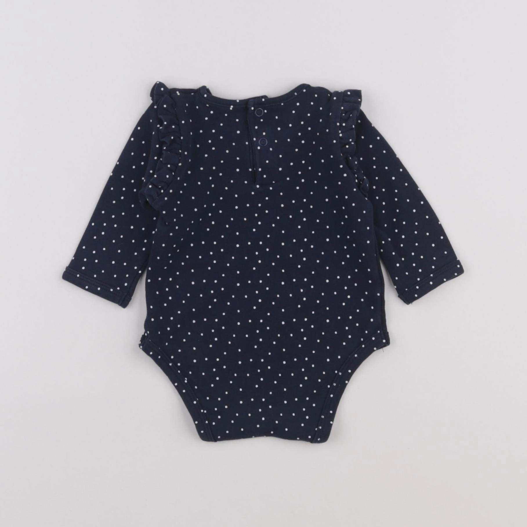 Vertbaudet - body bleu - 6 mois