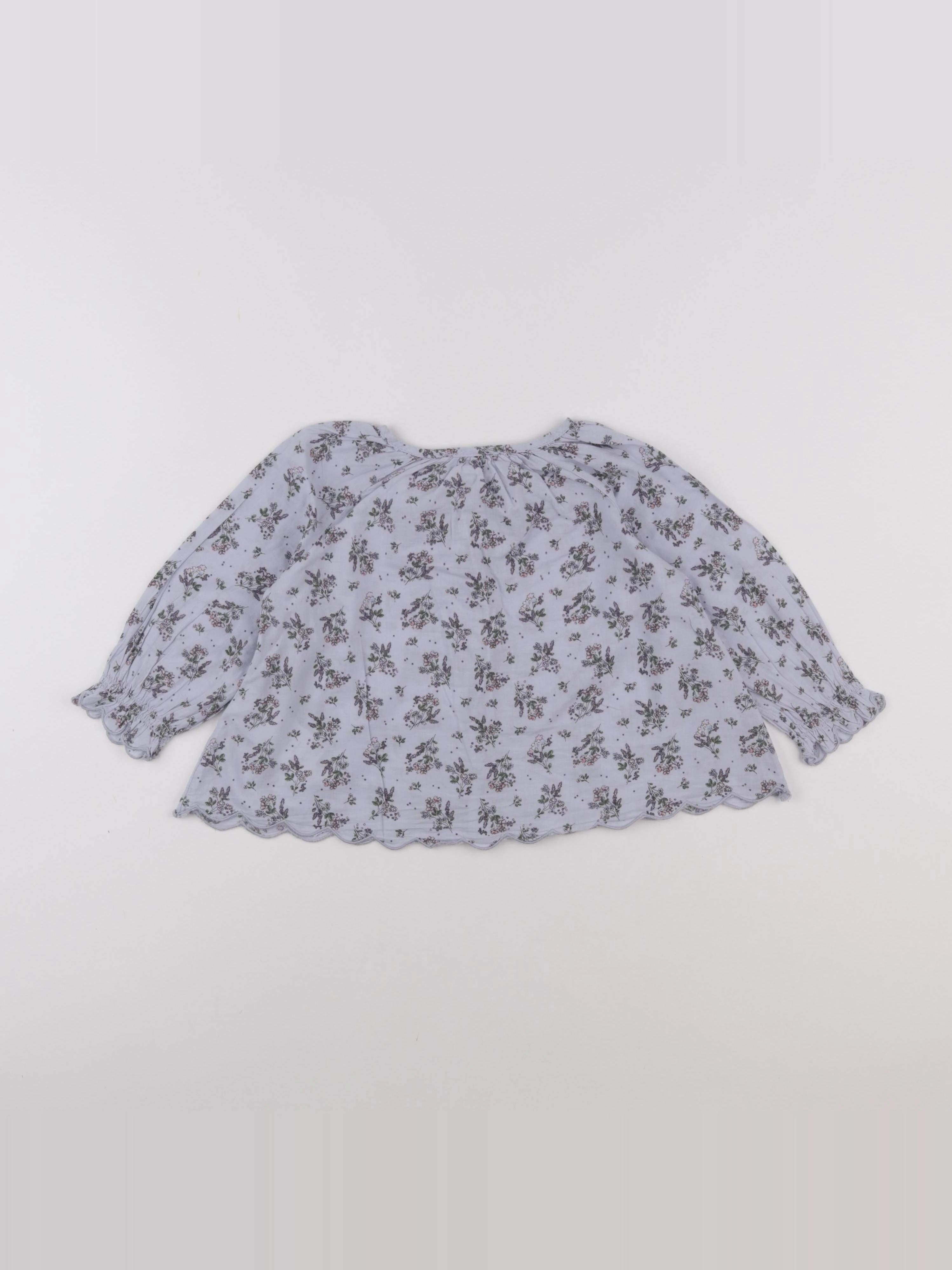 Vertbaudet - blouse violet - 2 ans