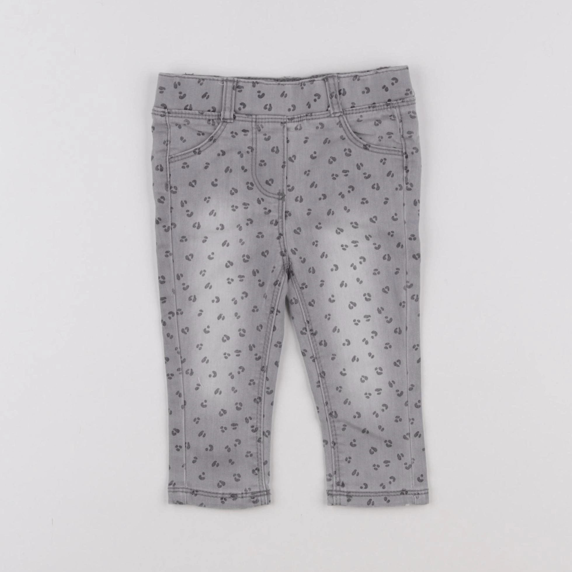 Tape à l'oeil - jegging gris - 12 mois