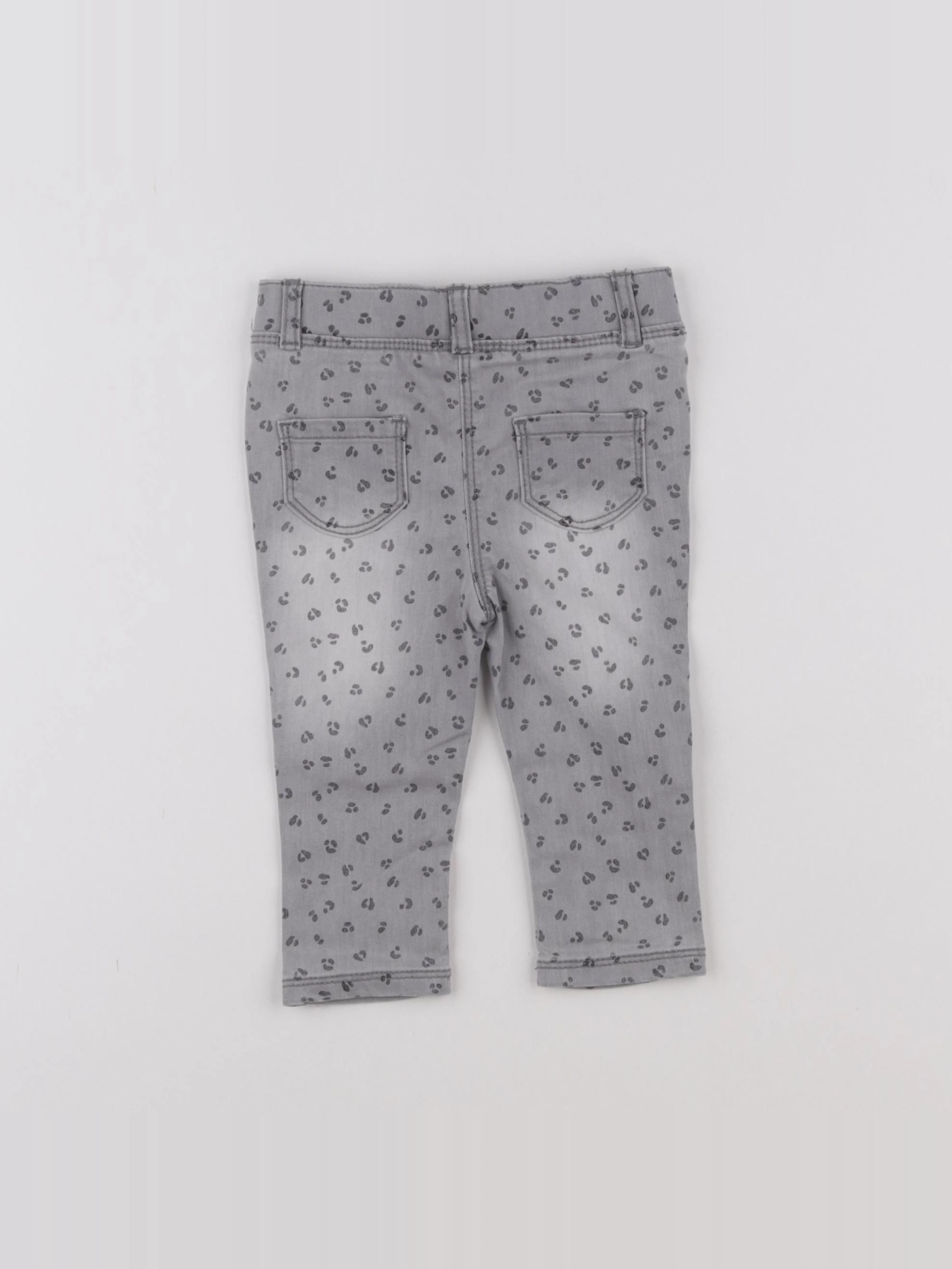 Tape à l'oeil - jegging gris - 12 mois