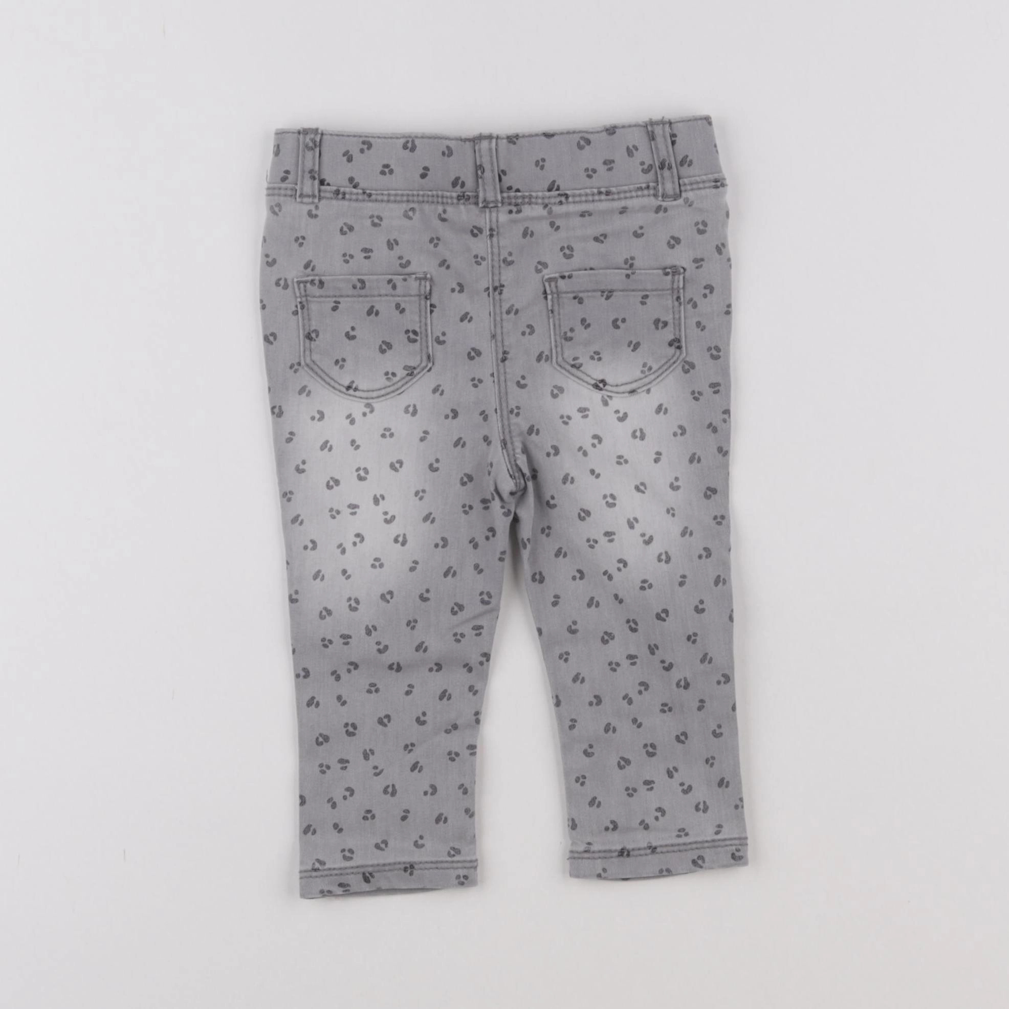 Tape à l'oeil - jegging gris - 12 mois