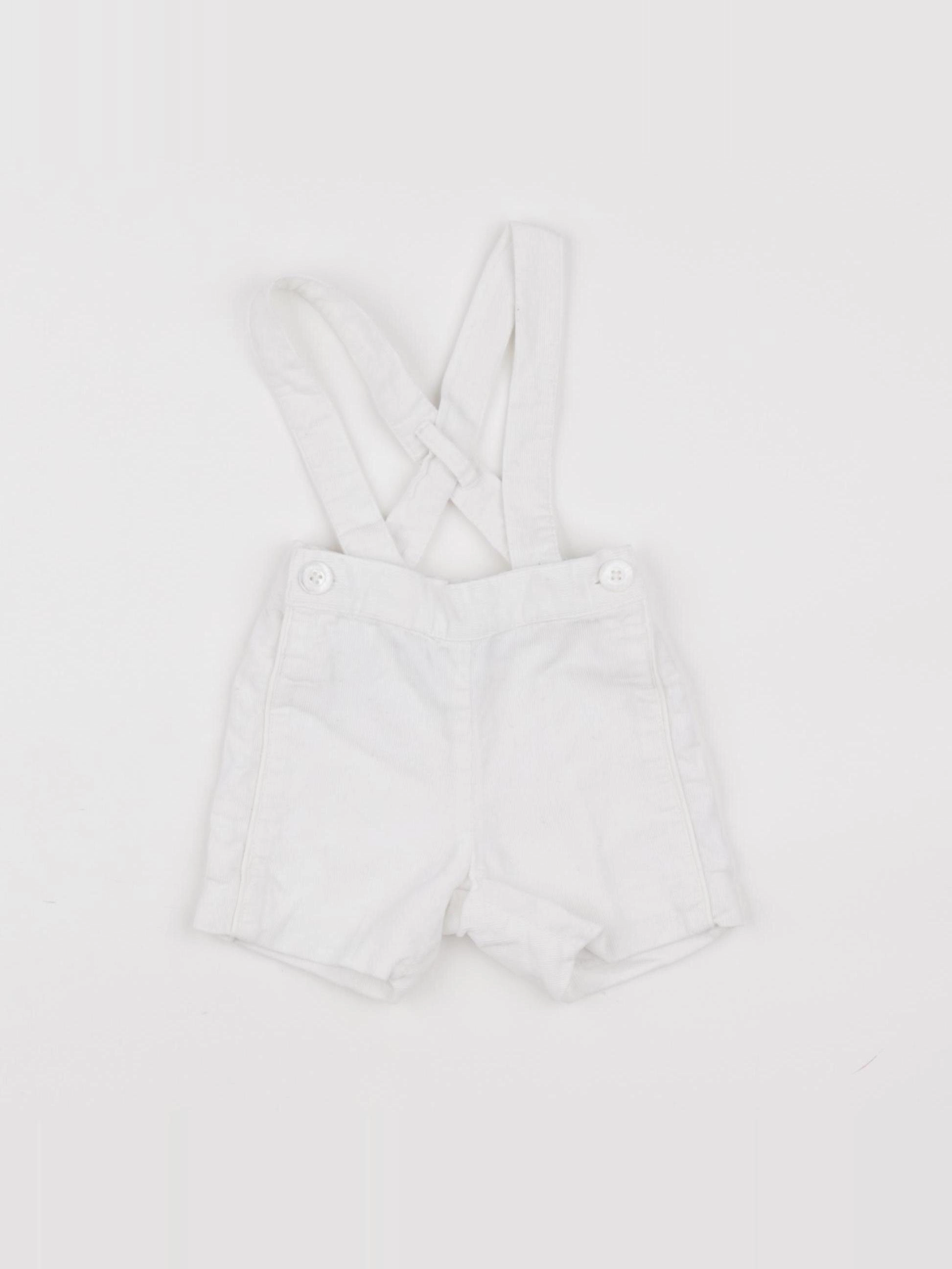 Jacadi - short blanc - 3 mois