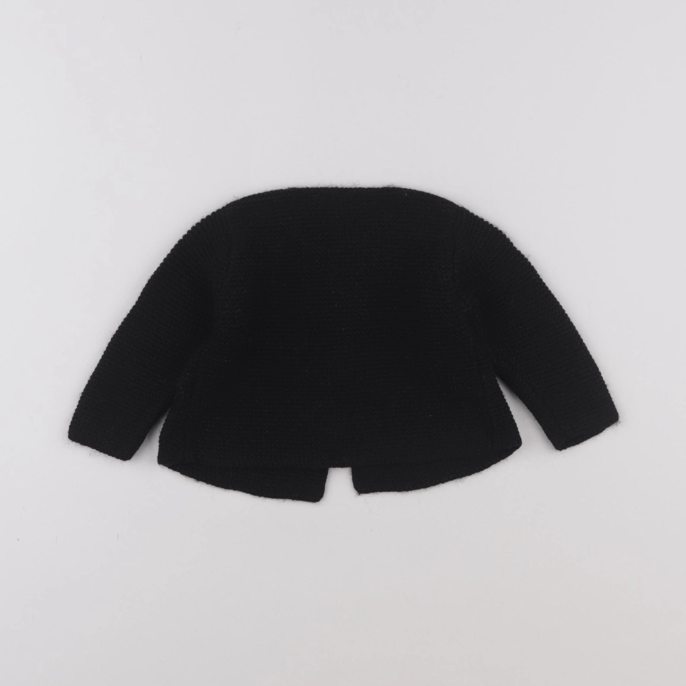 Boutchou - gilet noir - 12 mois