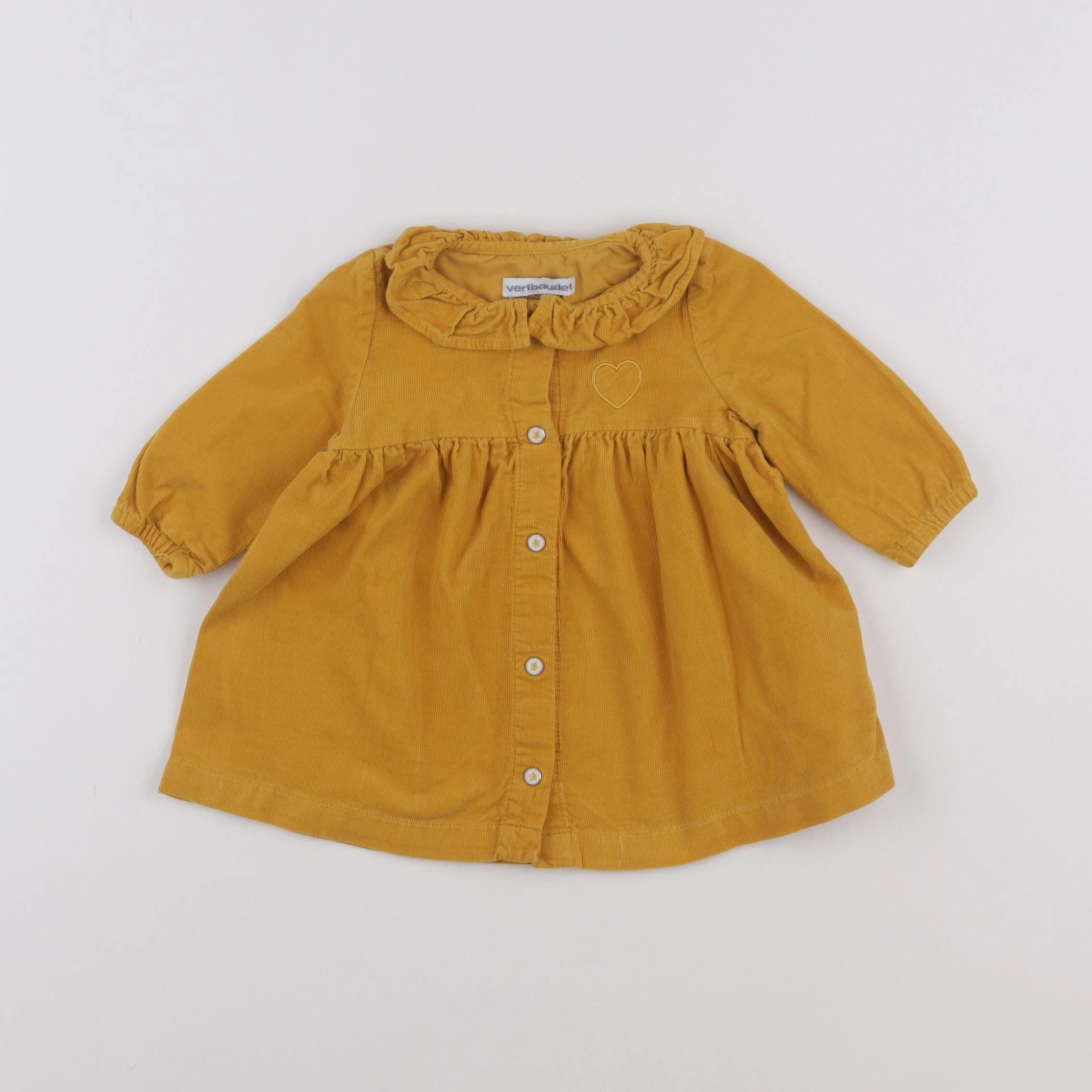 Vertbaudet - robe jaune - 3 mois
