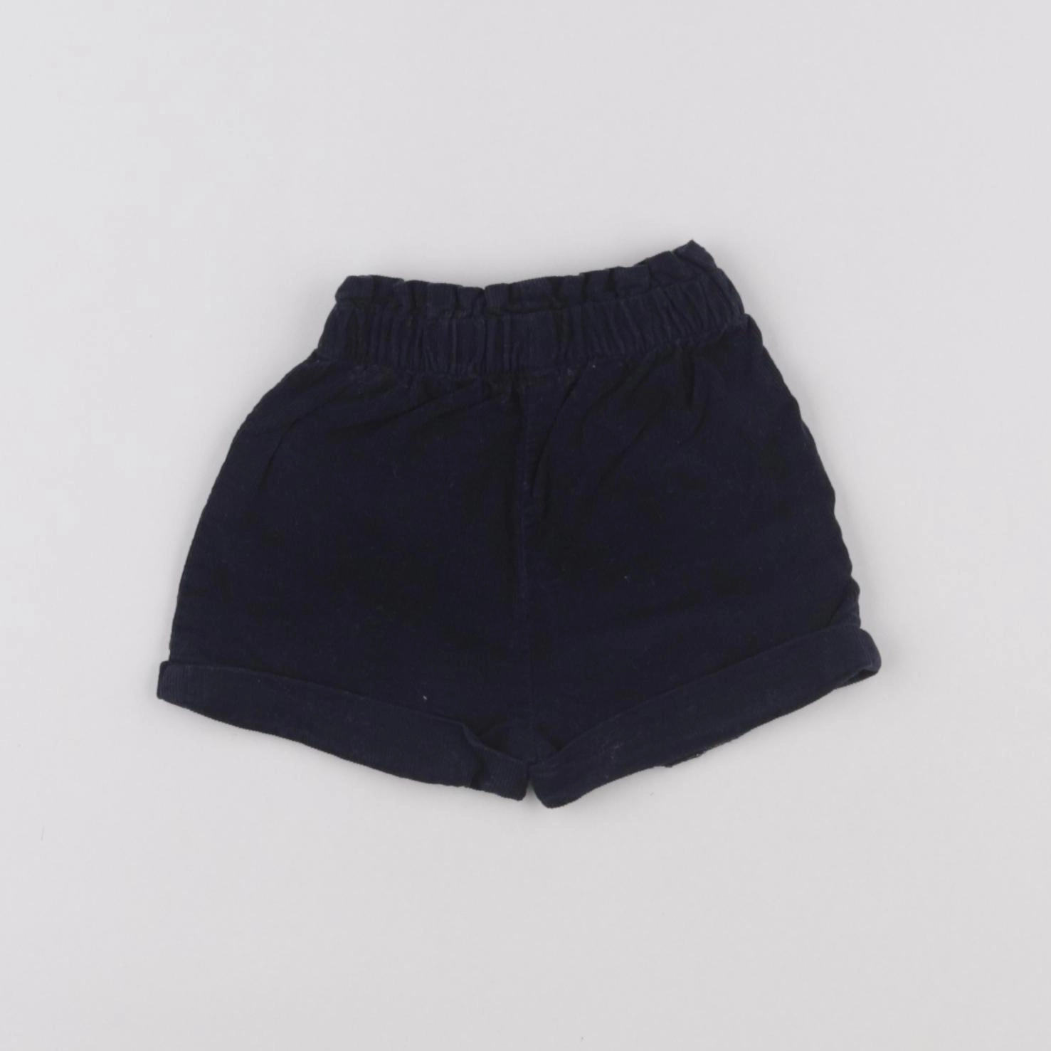 Vertbaudet - short bleu - 3 mois