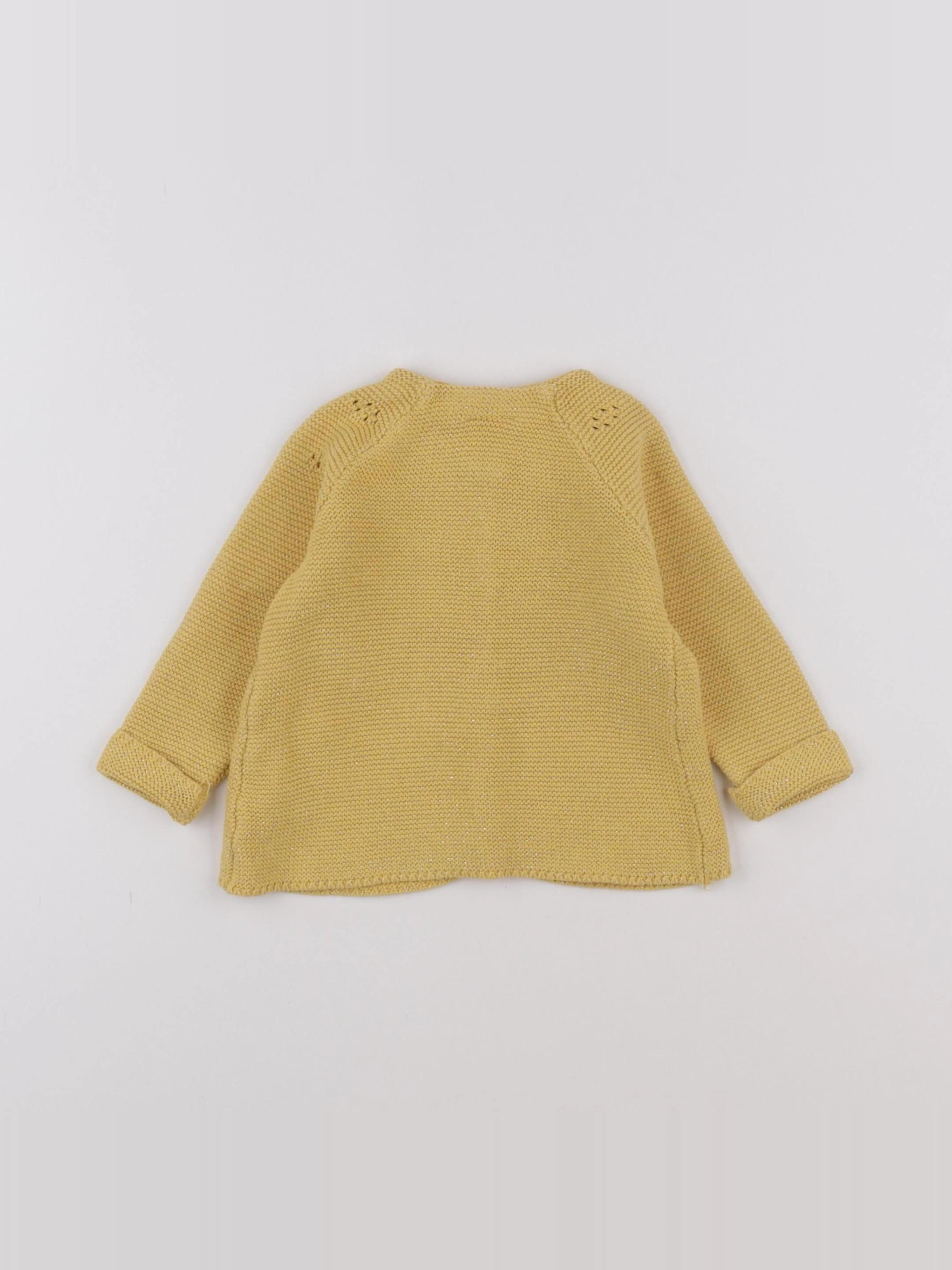 Tape à l'oeil - gilet jaune, or - 12 mois