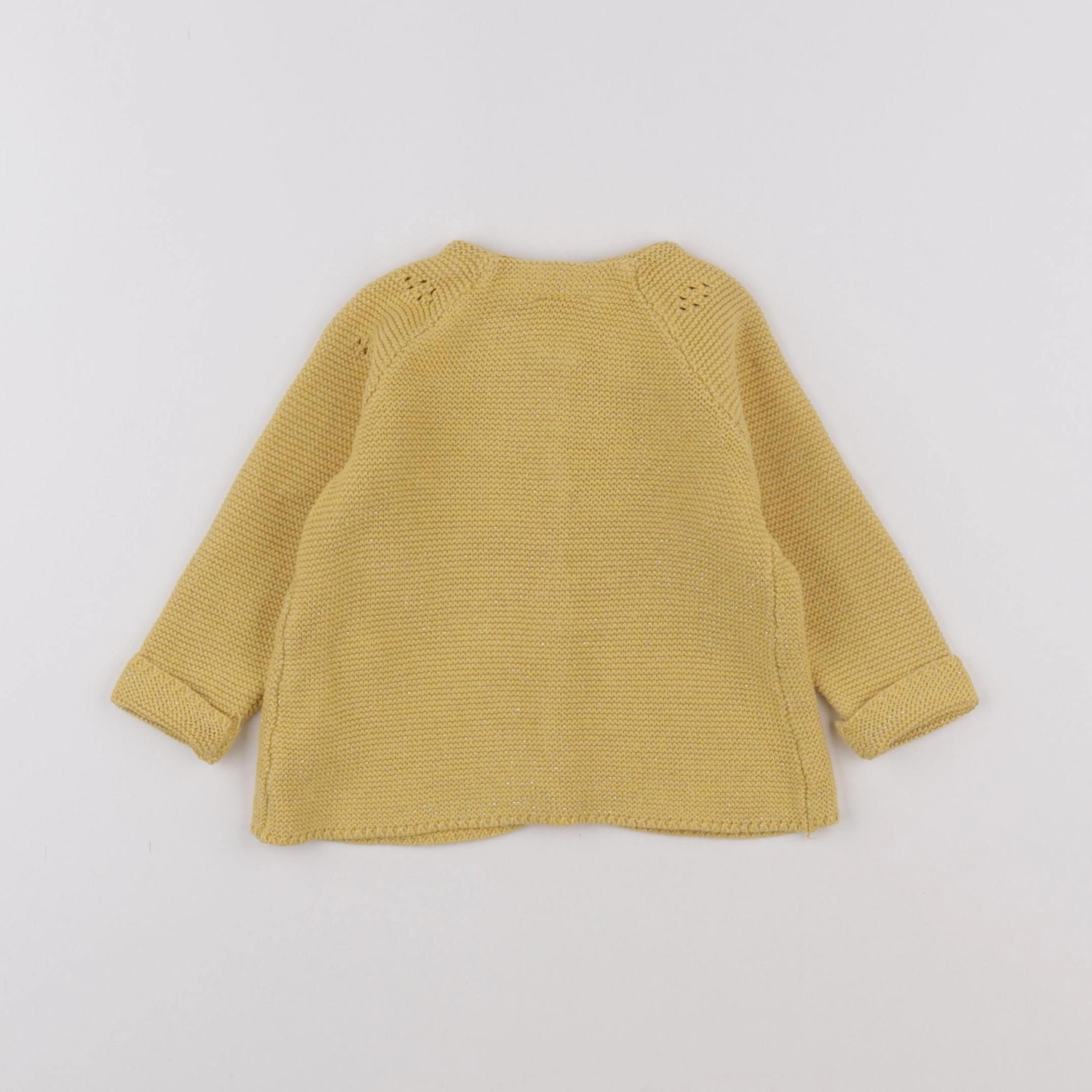 Tape à l'oeil - gilet jaune, or - 12 mois
