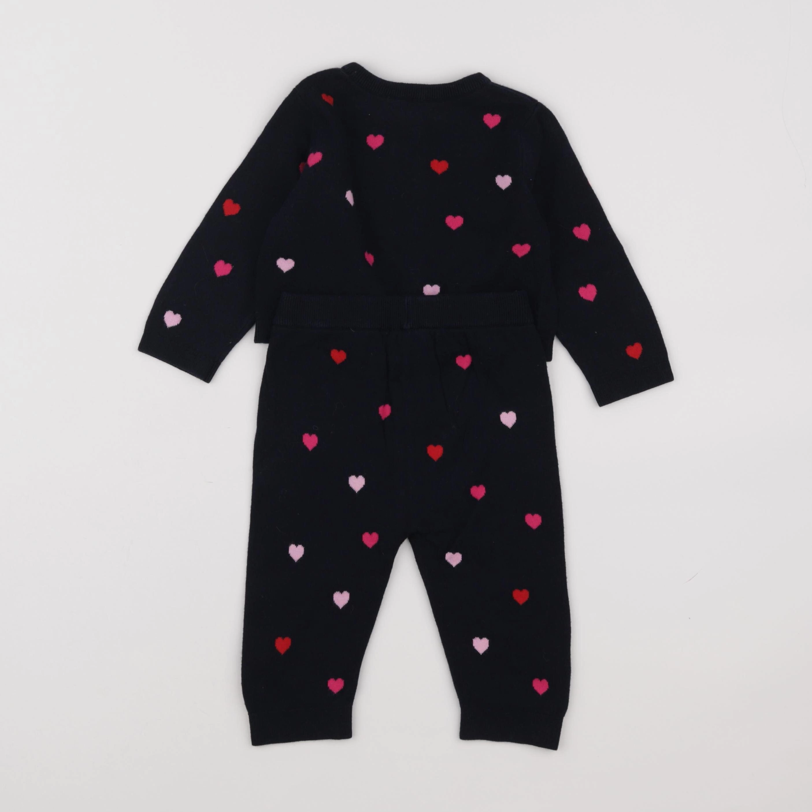 Jacadi - ensemble bleu - 12 mois