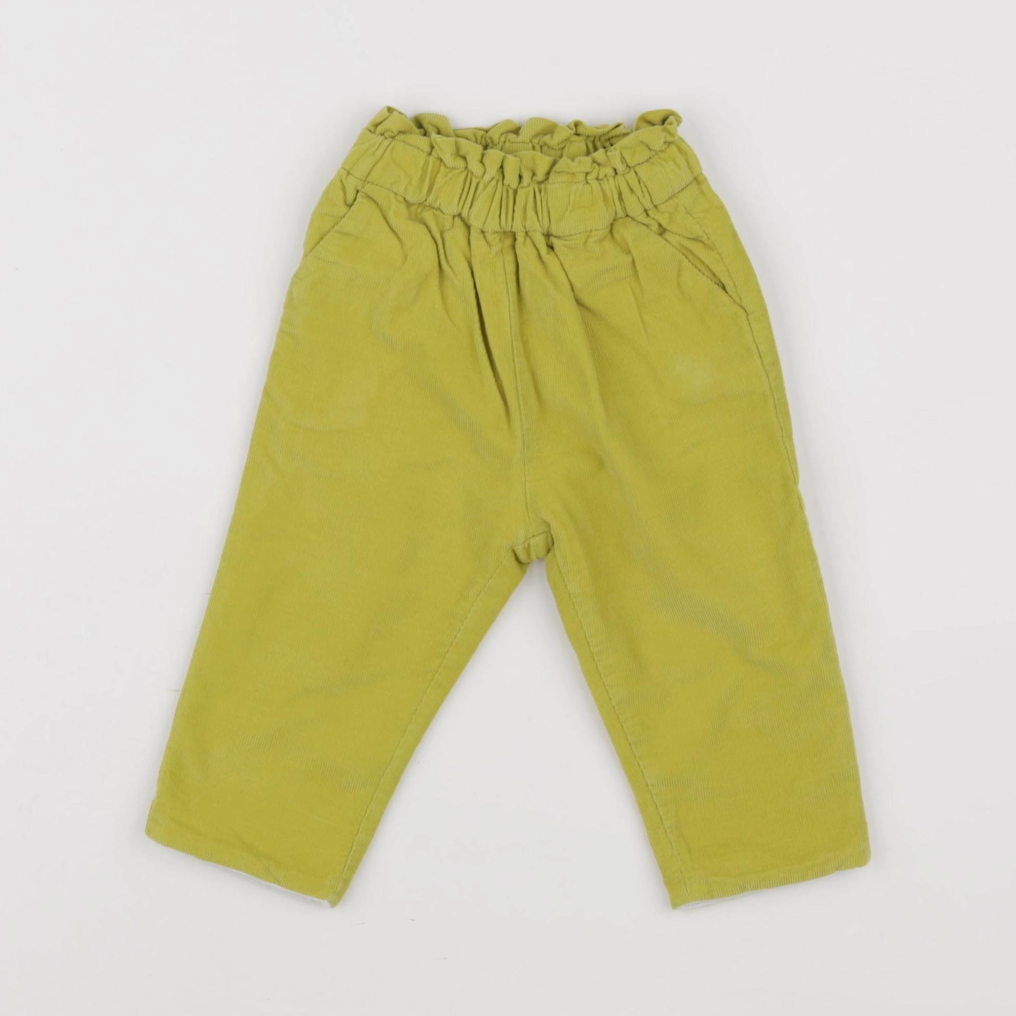 Jacadi - pantalon jaune - 12 mois