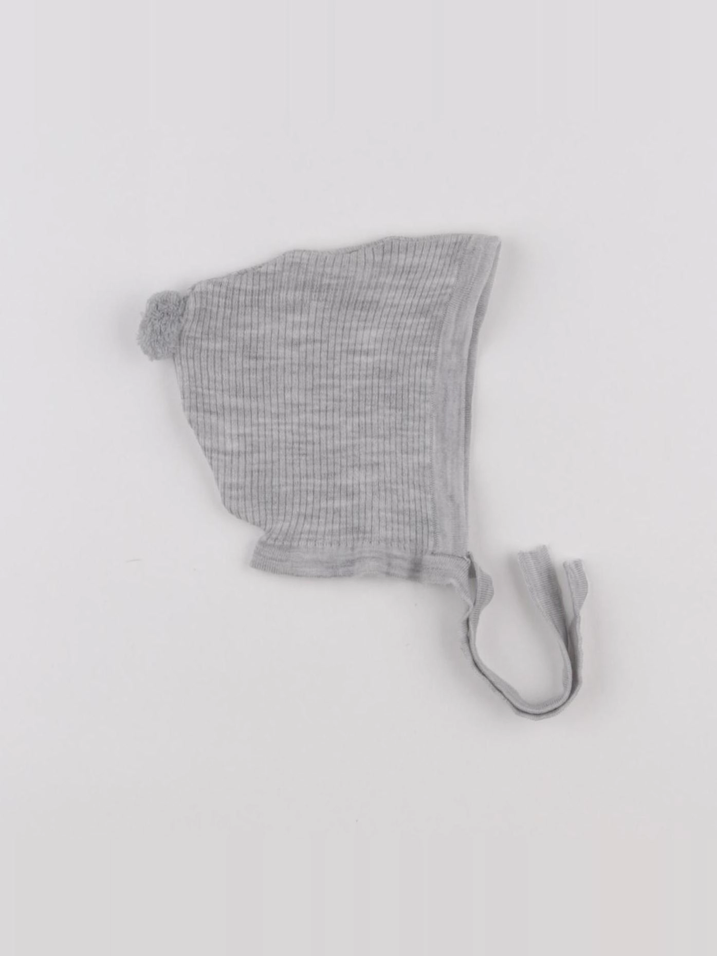 H&M - bonnet gris - 9/12 mois